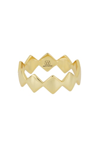 mashiah Fingerring »Ring«, glanz, Bronze gelbvergoldet kaufen