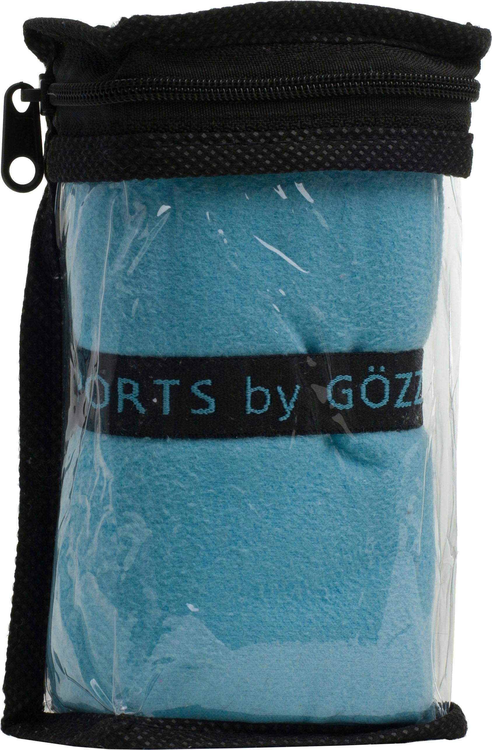 Gözze Sporthandtuch »Sports by Gözze«, (2 St., 2er Set Sporthandtücher 50 x 100 cm), im Set, schnell trocknend, Mikrofaser, für Sport, Reisen & Camping