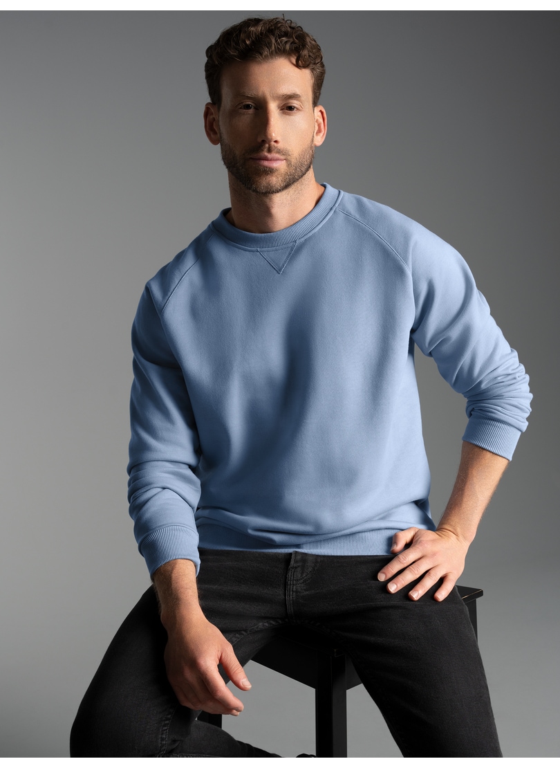Trigema Sweatshirt "TRIGEMA Sweatshirt mit angerauter Innenseite" günstig online kaufen