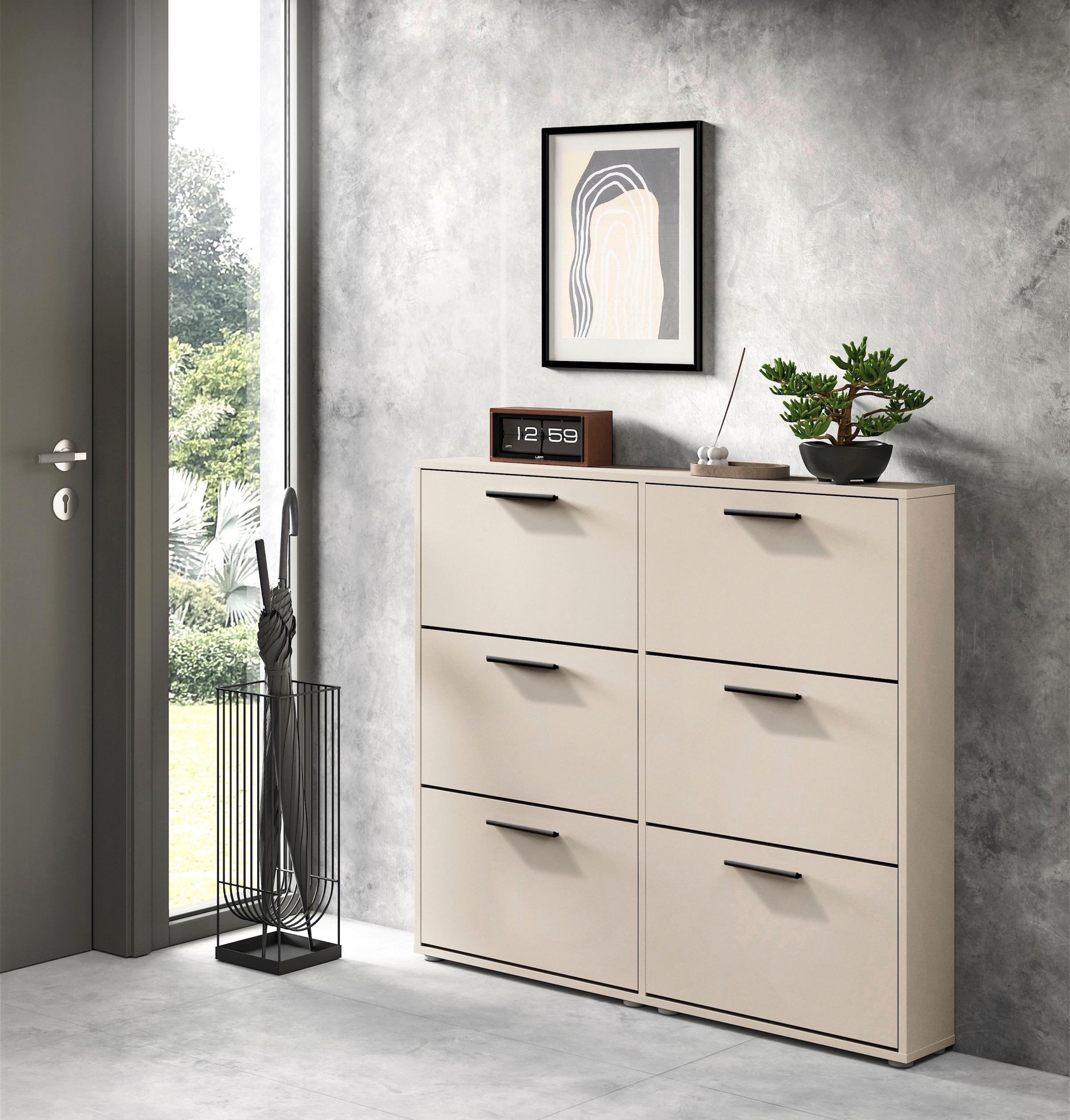 HBZ Schuhkipper »Sam Schuhkipper, Schuhschrank BxHxT 116x103x17 cm« 1 Stk. tlg. Breite 116cm, FSC-Mix Credit