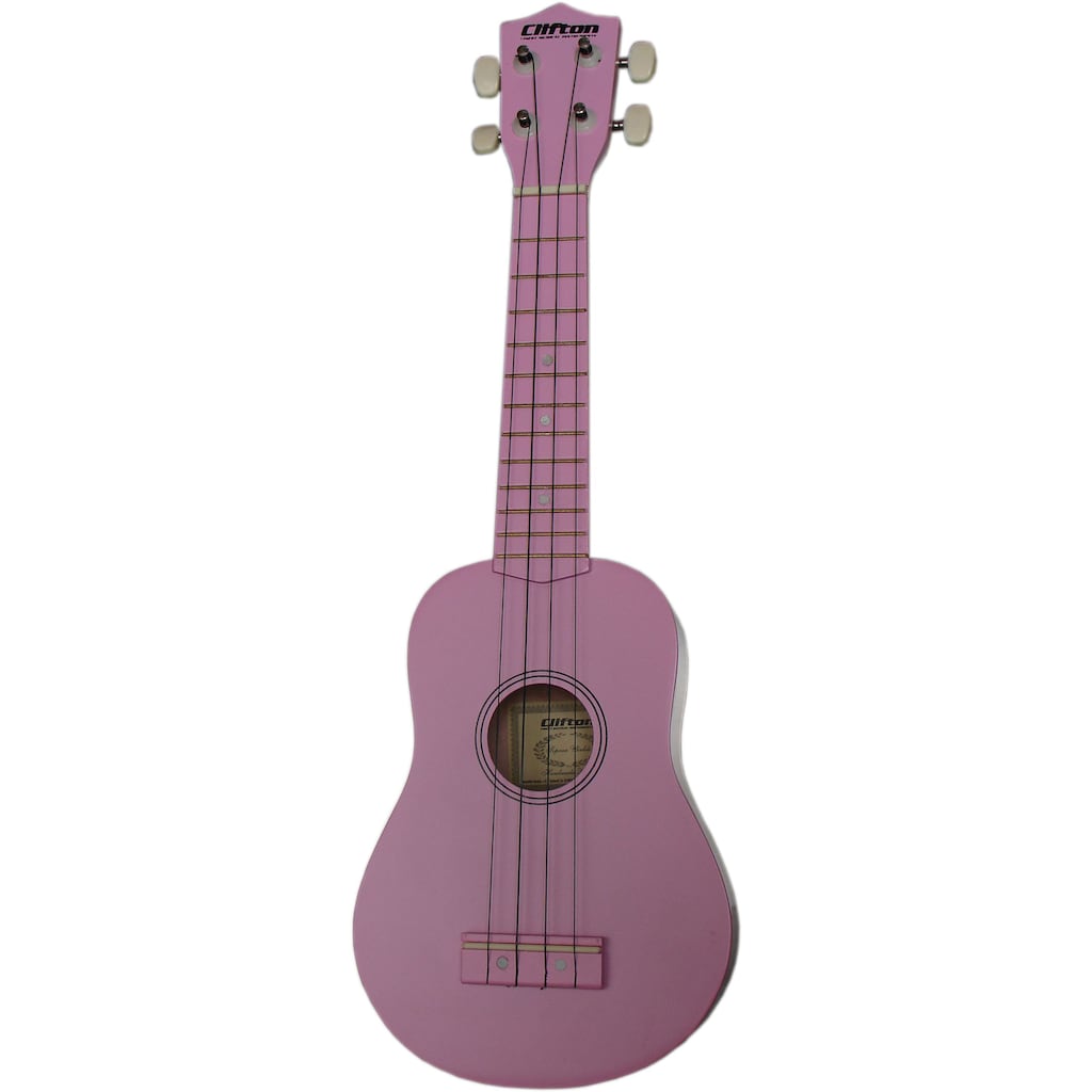 Clifton Ukulele »Sopran Ukulele mit Buch und CD, rosa«