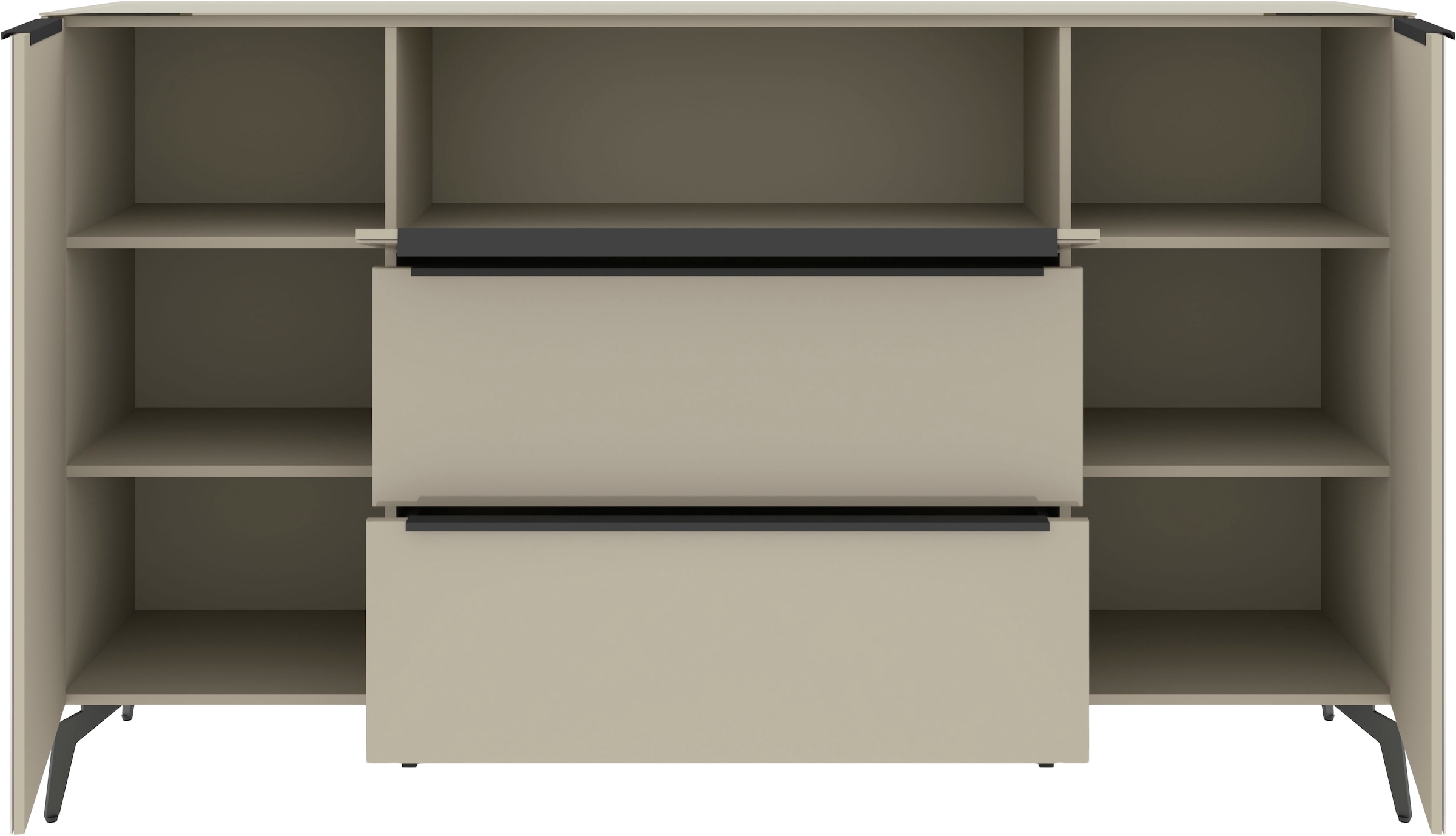 set one by Musterring Sideboard »Reno« 1 Stk. tlg. Mit Winkelfuß in diversen Farben, 109 cm Höhe & Farbauswahl