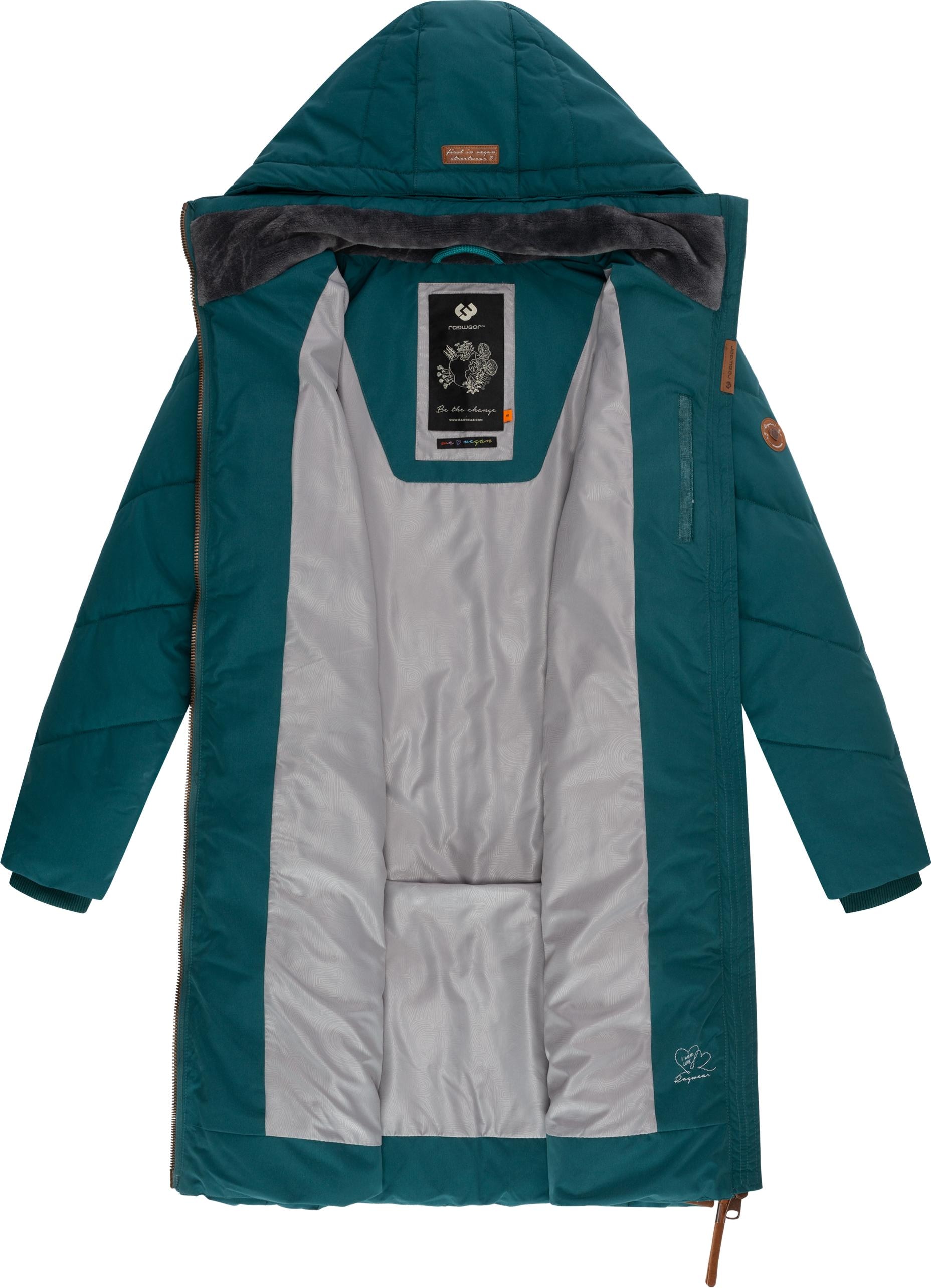 Ragwear Wintermantel »Rebelka«, wasserdichter Winterparka mit abnehmbarer Kapuze