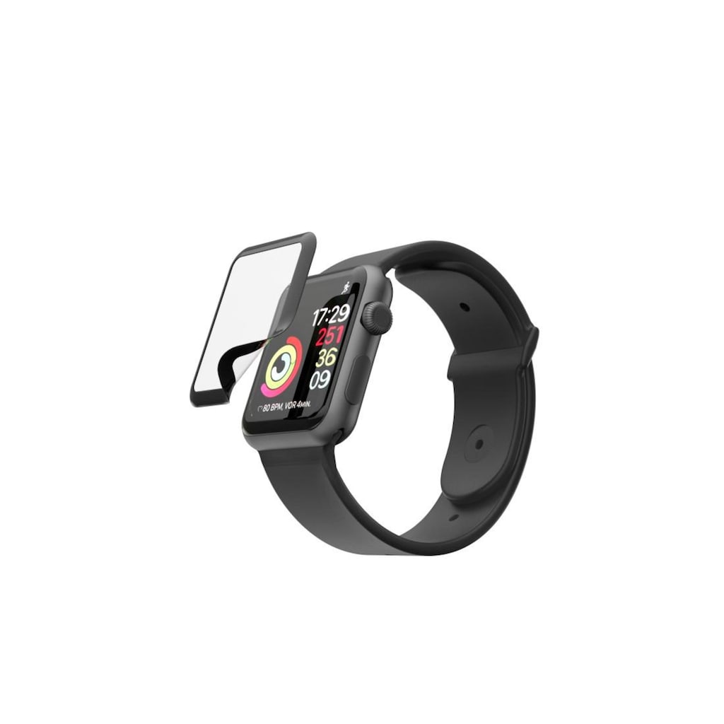 Hama Displayschutzglas »Displayschutz-Glas Hiflex für Apple Watch 4/5/6/SE, 40 mm Schutzglas«, für Apple Watch 4/5/6/SE