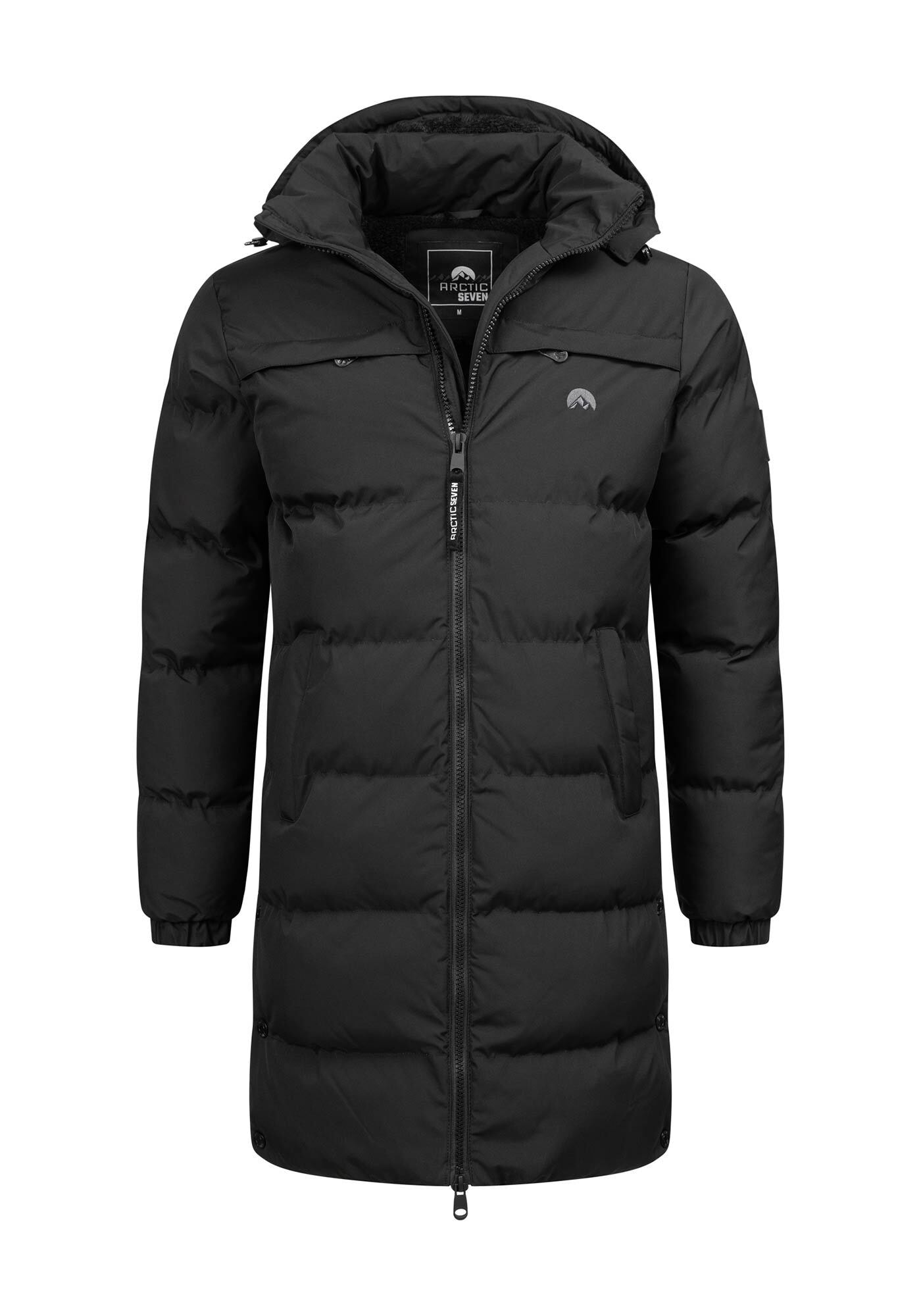 Arctic Seven Winterjacke »ASNorwiig«, mit warmem Teddyfell und abnehmbarer Kapuze