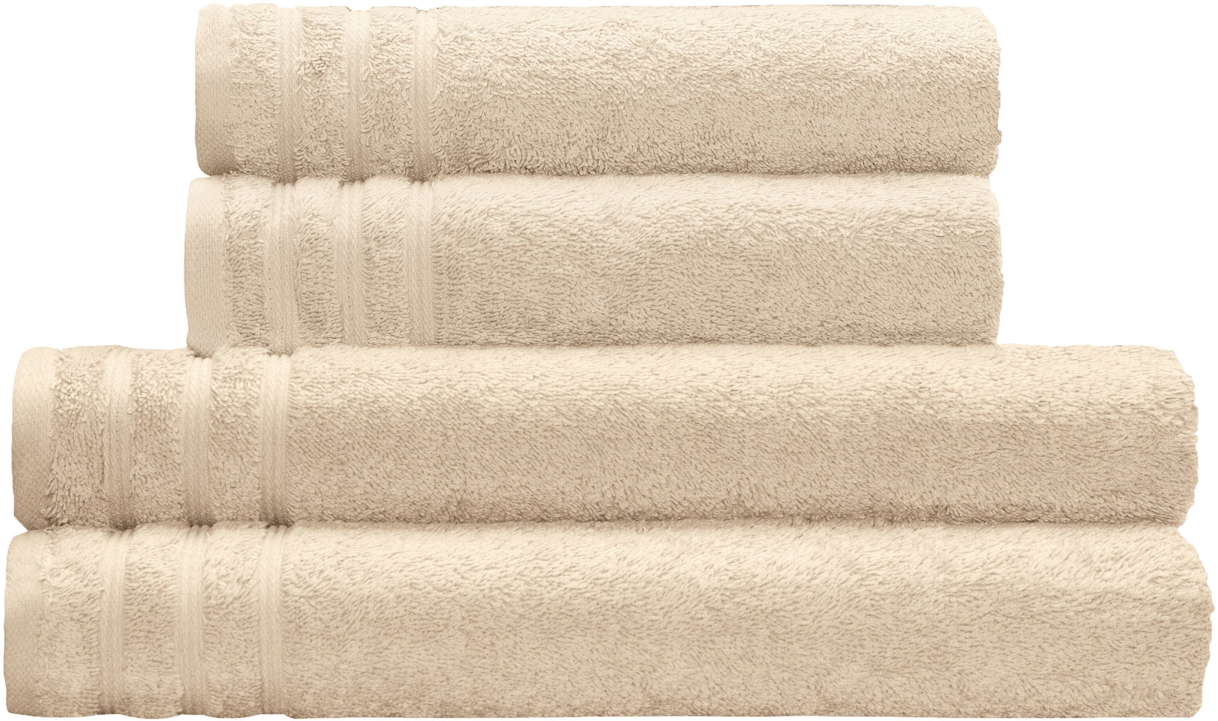 Kleine Wolke Handtuch Set "Royal, 4 Stück (2 Handtücher 50/100 cm + 2 Dusch günstig online kaufen