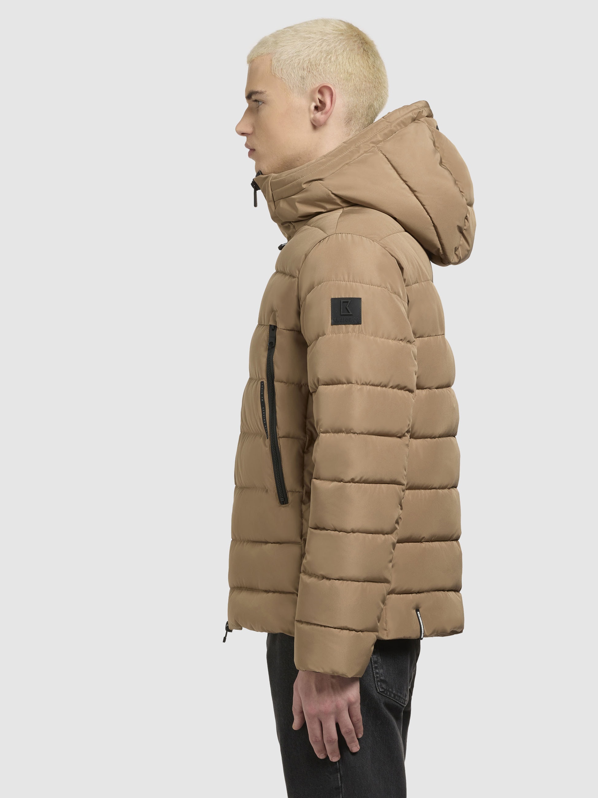 khujo Steppjacke »WOU«, mit Kapuze