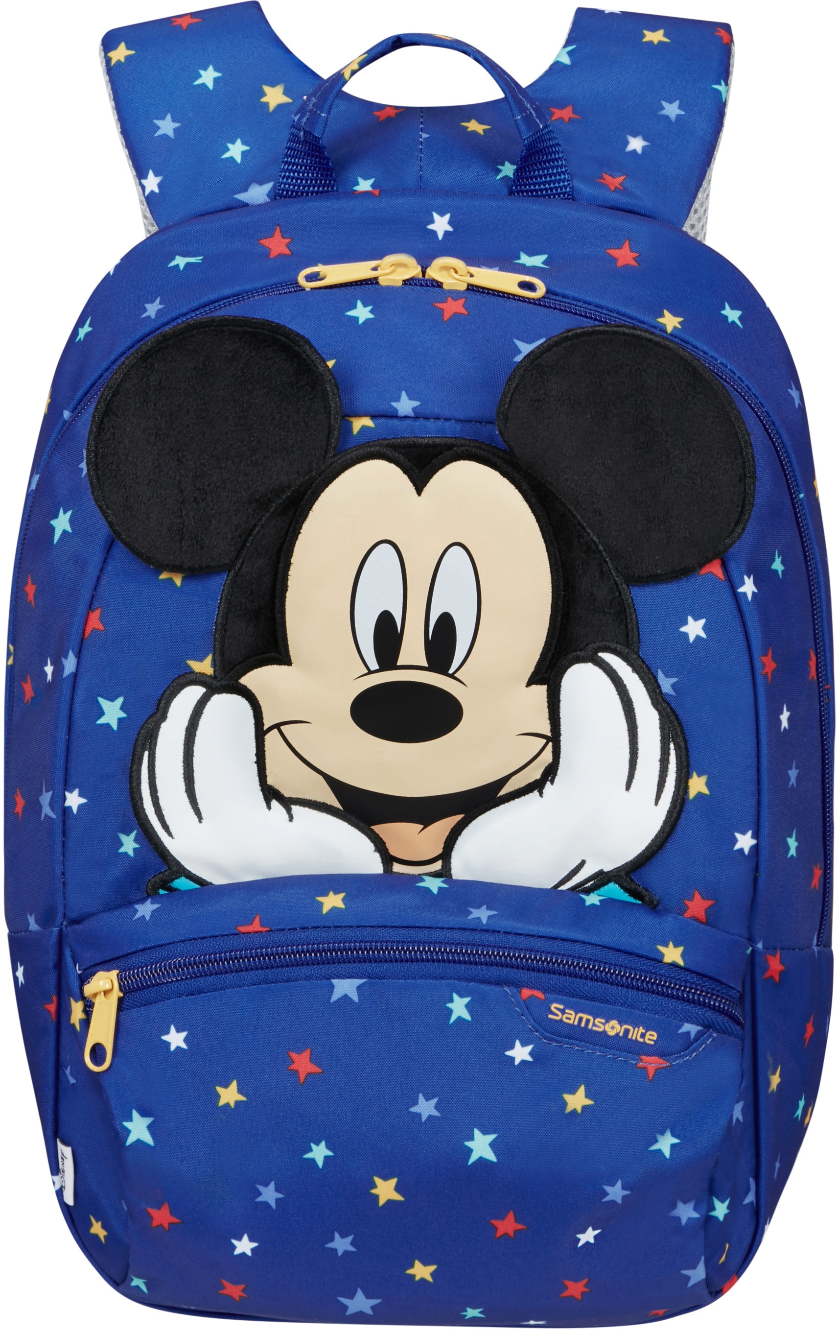 Samsonite Kinderrucksack "Disney Ultimate 2.0, S+, Mickey Stars", reflektierende Details, Kindergartenrucksack Kinderfre