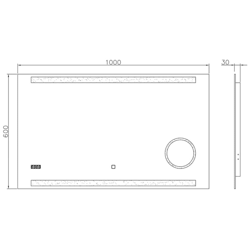 Talos LED-Lichtspiegel »King«