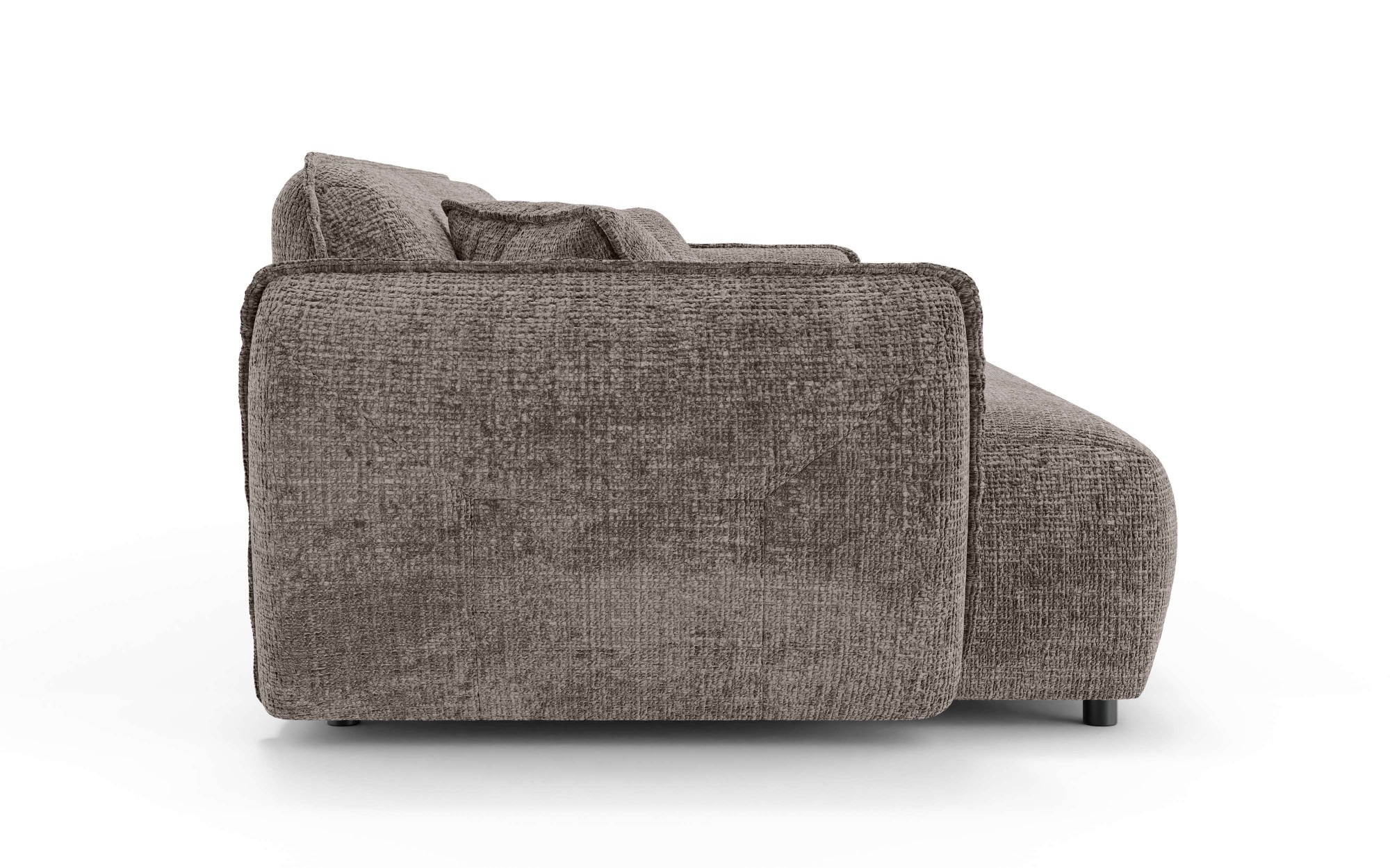 Home affaire Big-Sofa »MIRELDA Design-Sofa mit Steppungen, hoher Sitzkomfort, Breite 251 cm« elegant und bequem, enthält 2 Zierkissen, belastbar bis 480kg