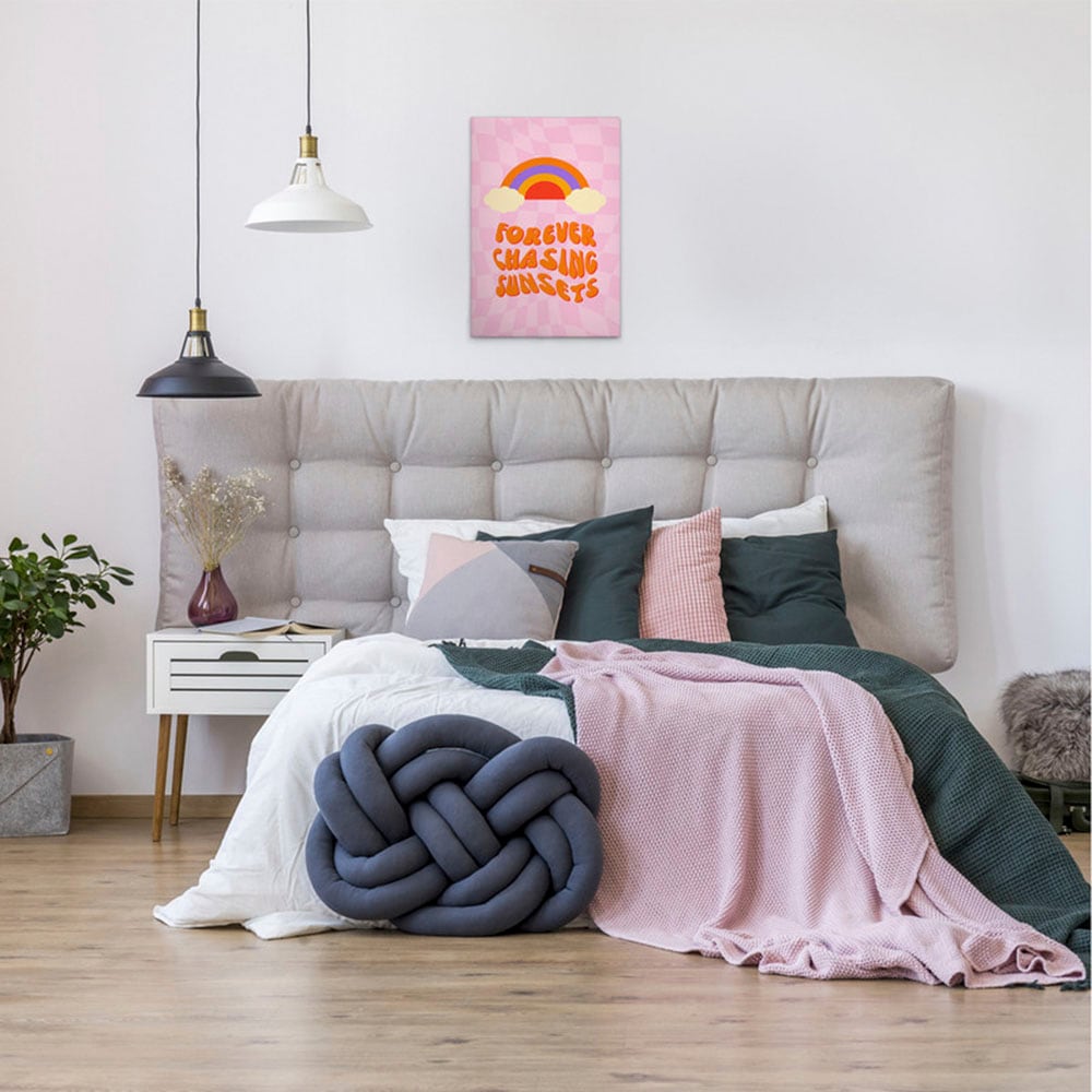 A.S. Création Leinwandbild "Sunsets - Wandbild Rosa Pink Orange Keilrahmen günstig online kaufen