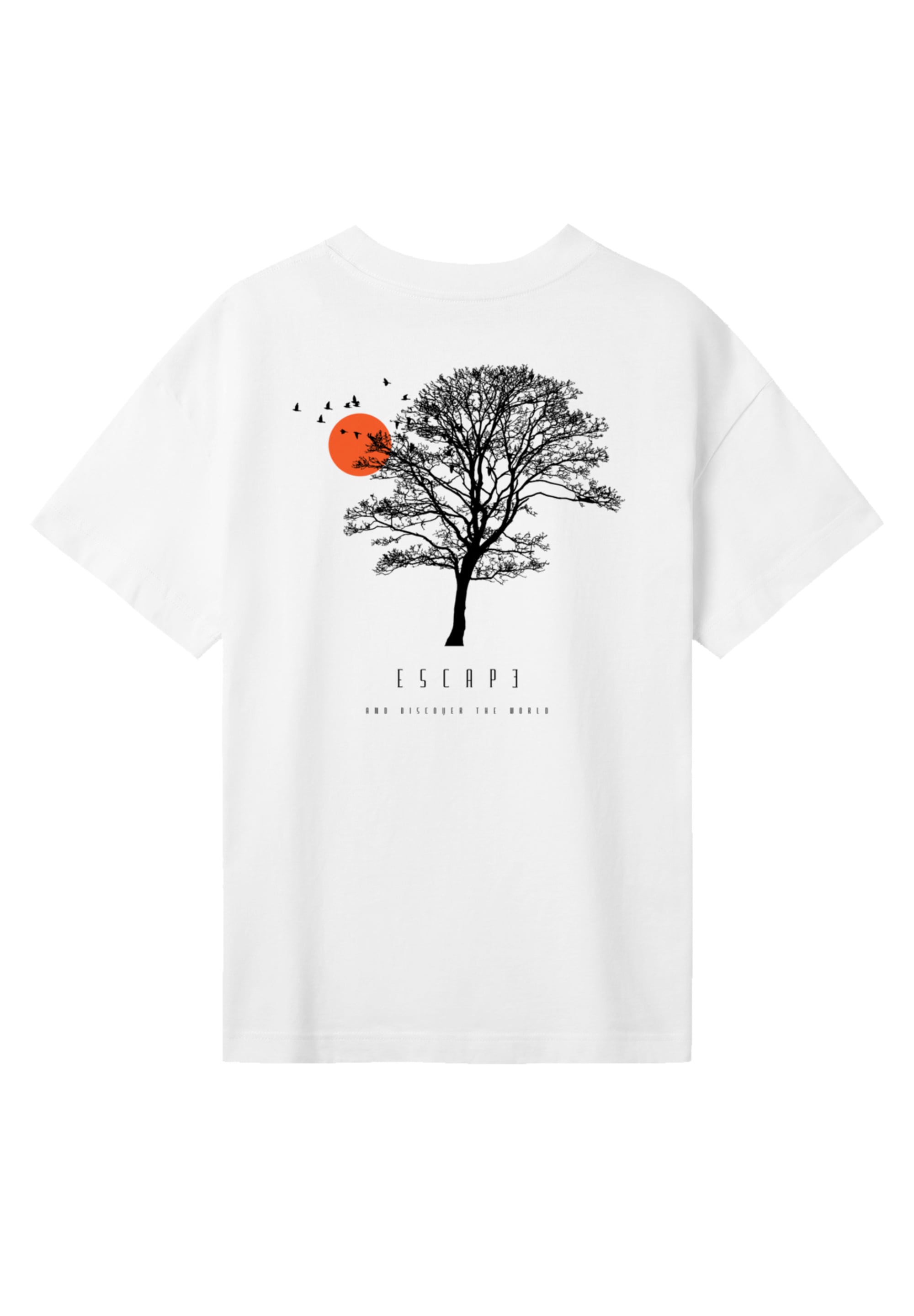 F4NT4STIC T-Shirt »Oversize Escape Discover the World Tree Birds«, Premium Qualität, ESCAPE Collection