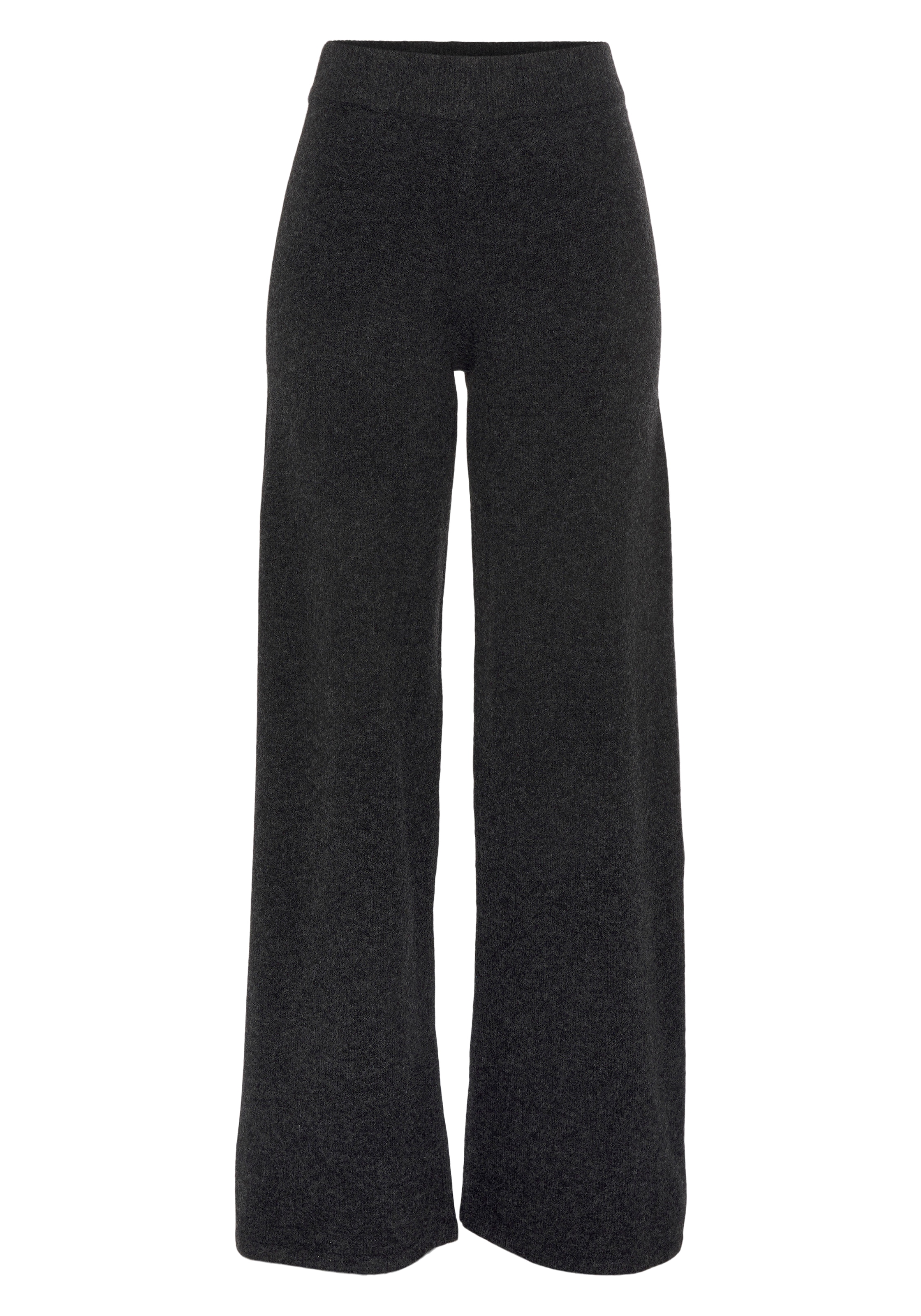 LASCANA Strickhose »-Loungehose«, mit Rippbündchen, Loungewear