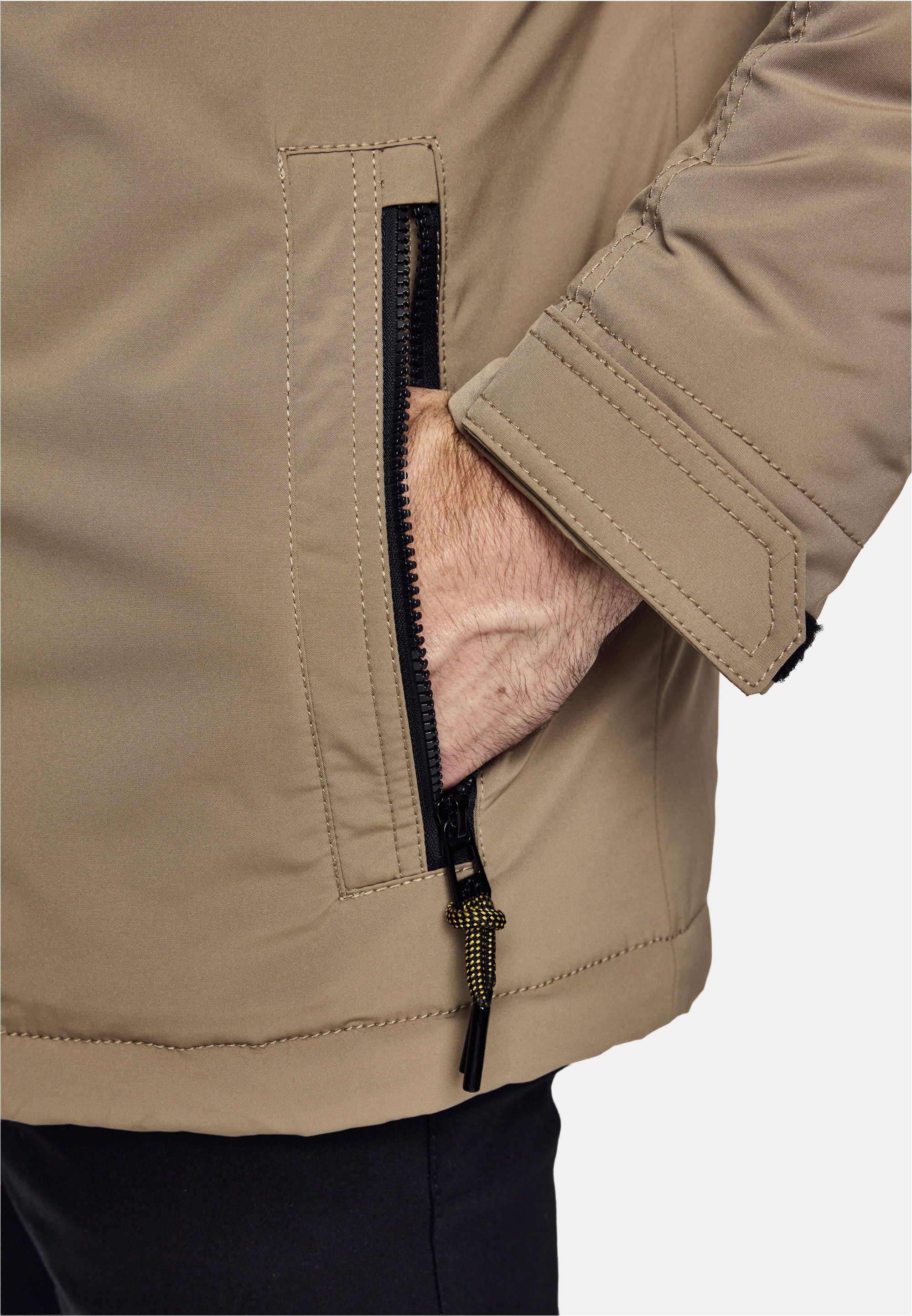 New Canadian Outdoorjacke »CO-3«, mit Fleece-Einsatz am Innenkragen