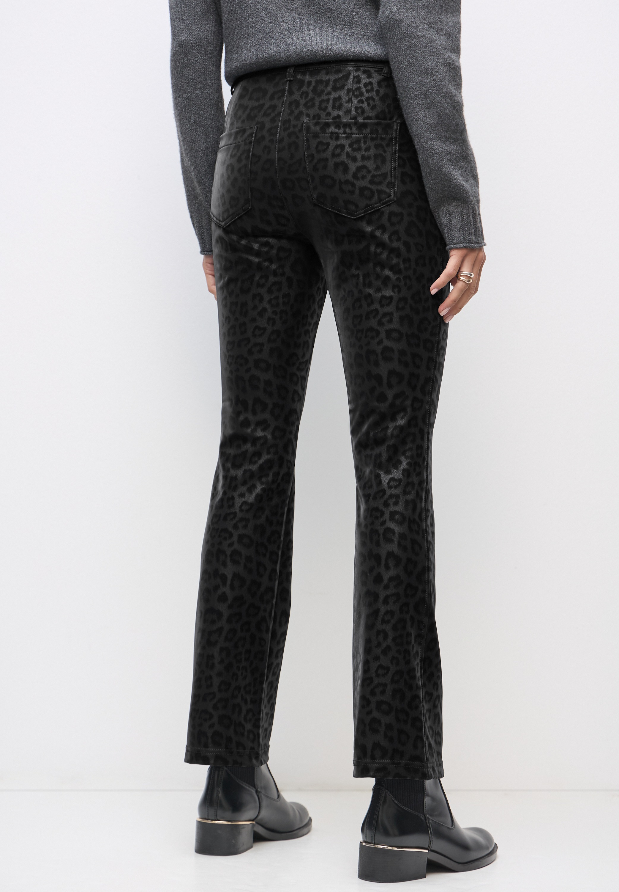 STREET ONE Bootcuthose mit Leo-Muster günstig online kaufen