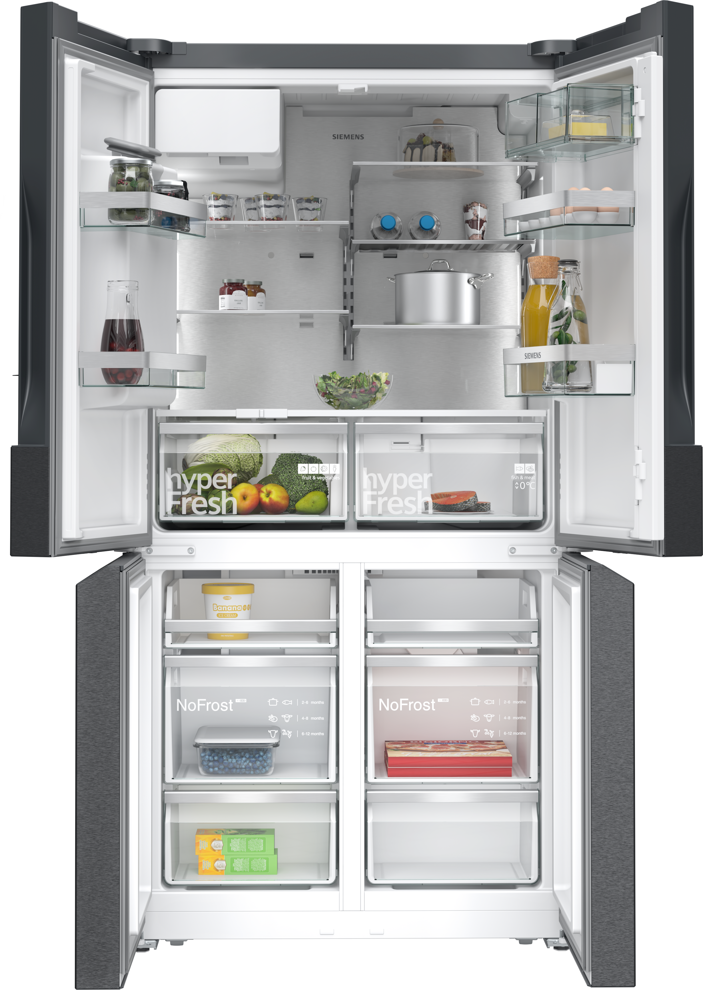 SIEMENS Multi Door iQ500 "KF96DAXEA" 183 cm hoch 90,5 cm breit günstig online kaufen