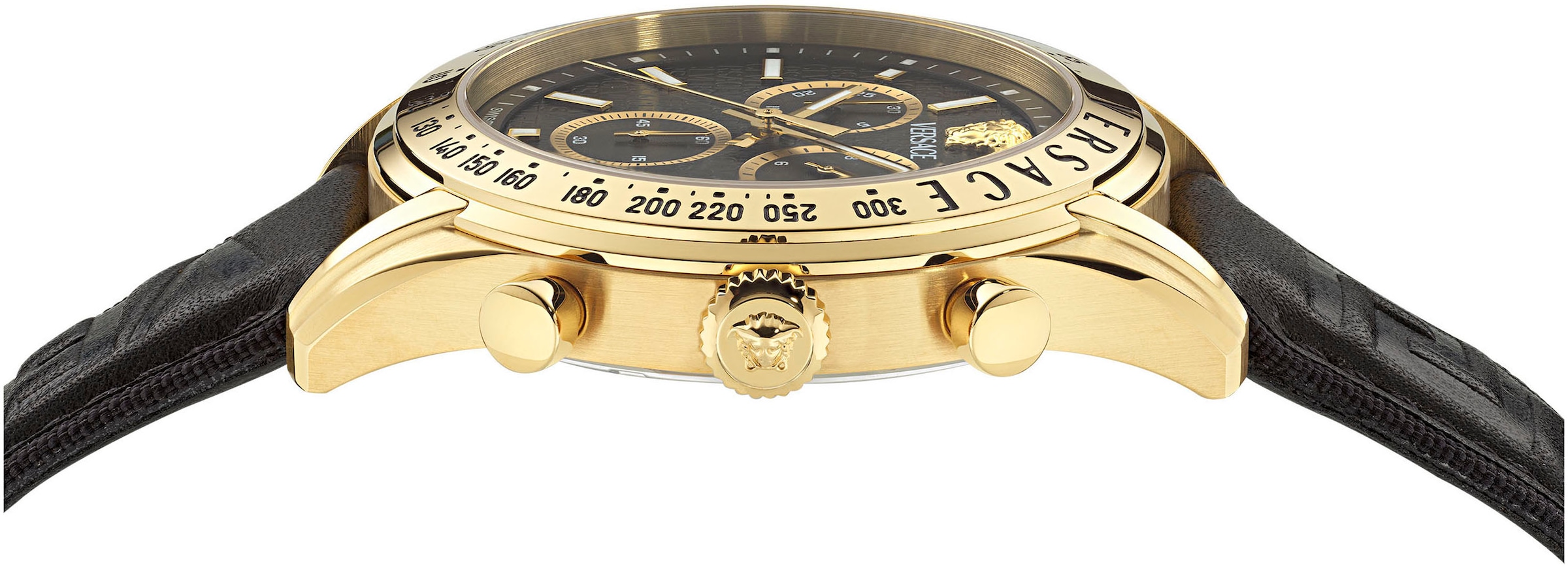 Versace Chronograph »CHRONO MASTER«, Quarzuhr, Herrenuhr, Datum, Saphirglas, Stoppfunktion, Swiss Made