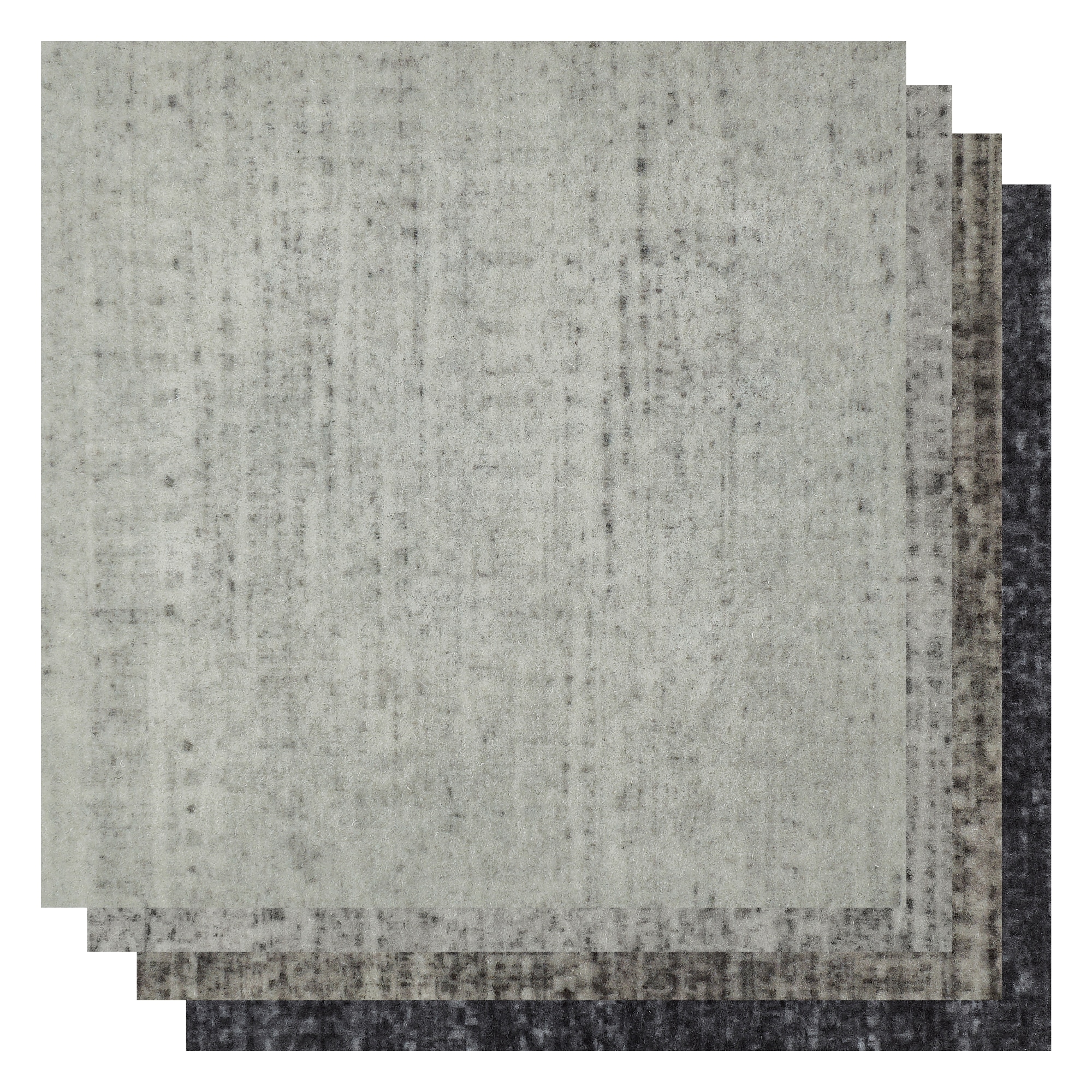 Andiamo Teppichfliese »Paris Nadelfilz« quadratisch 4 mm Höhe 40x40 cm, selbstklebend, robust & strapazierfähig, 25 Stück (4 qm)