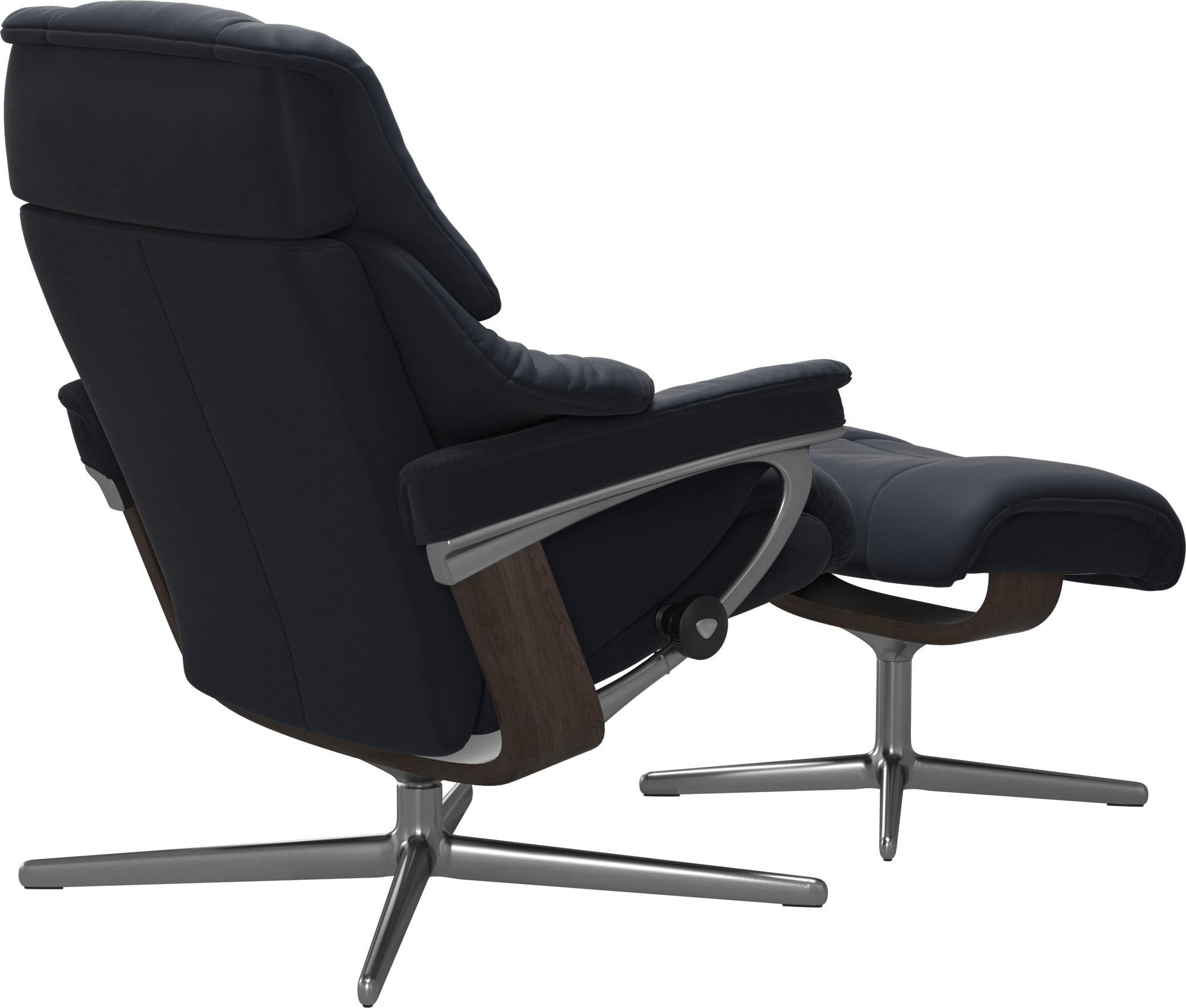 Stressless® Fußhocker »Reno«, mit Cross Base, Größe S, M & L, Holzakzent Wenge