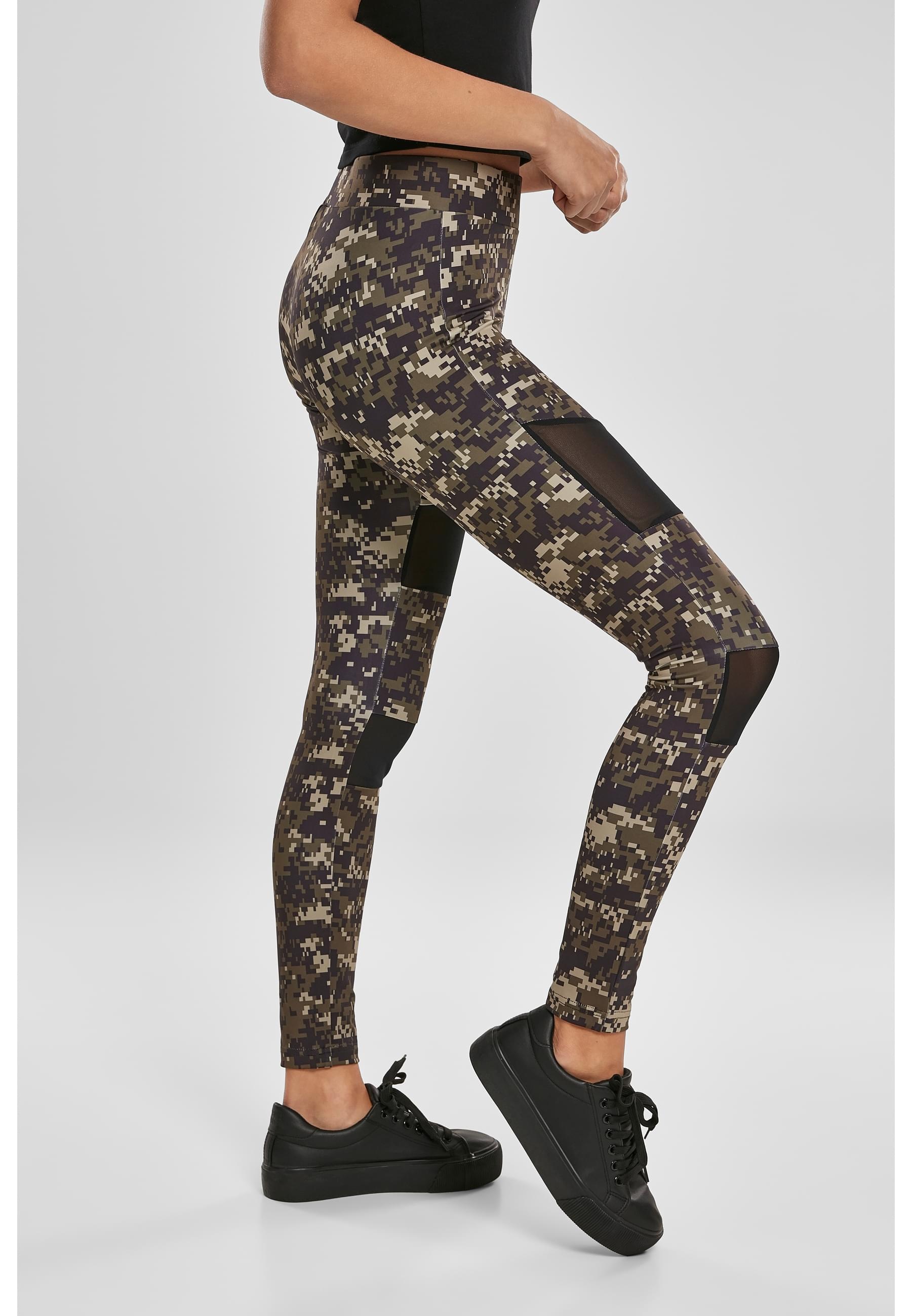 URBAN CLASSICS Leggings »Urban Classics Damen Ladies Camo Tech Mesh Leggings«, (1 tlg.)