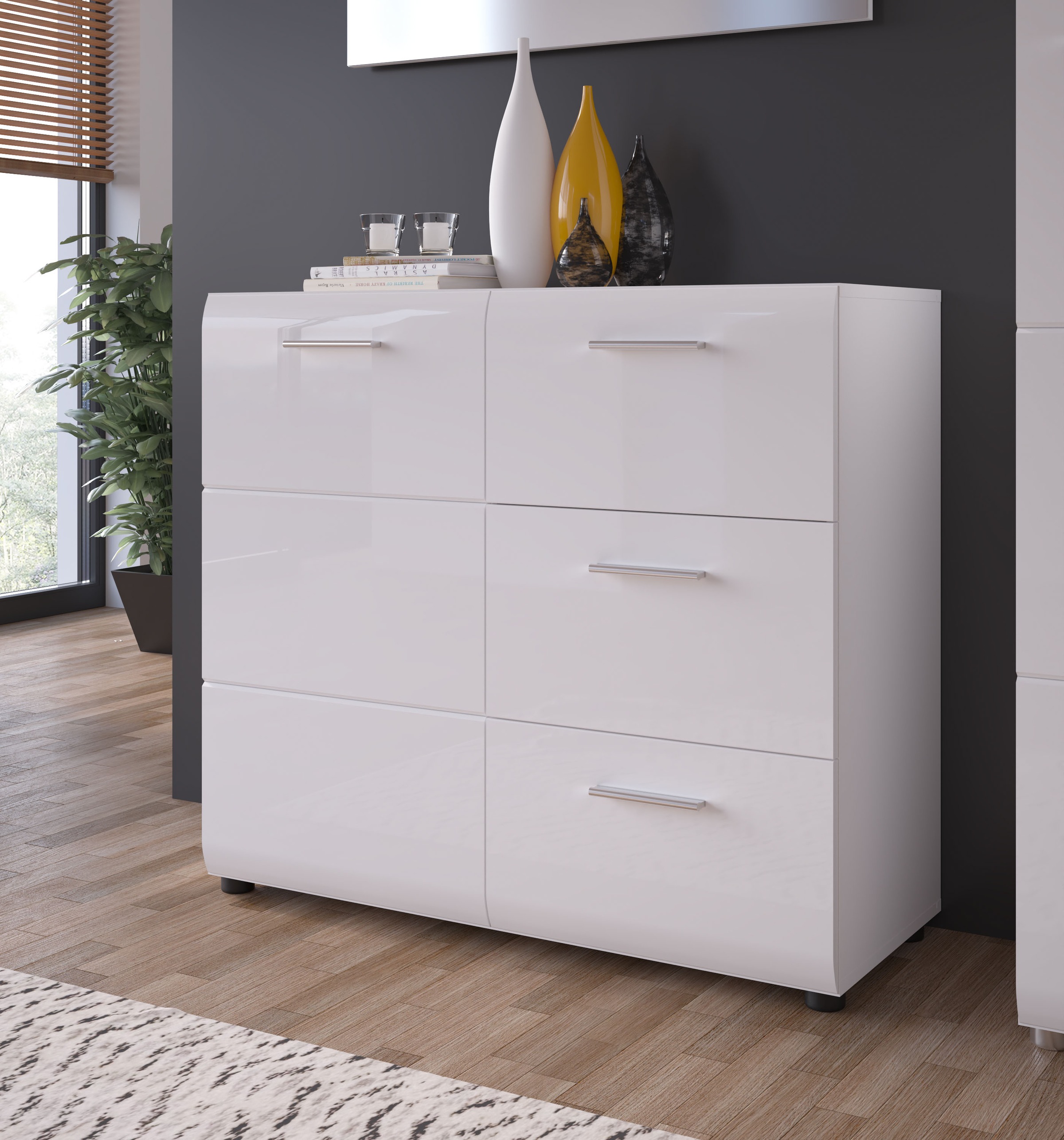 LIVING CHARM Sideboard "Merano", Breite ca. 96 cm günstig online kaufen
