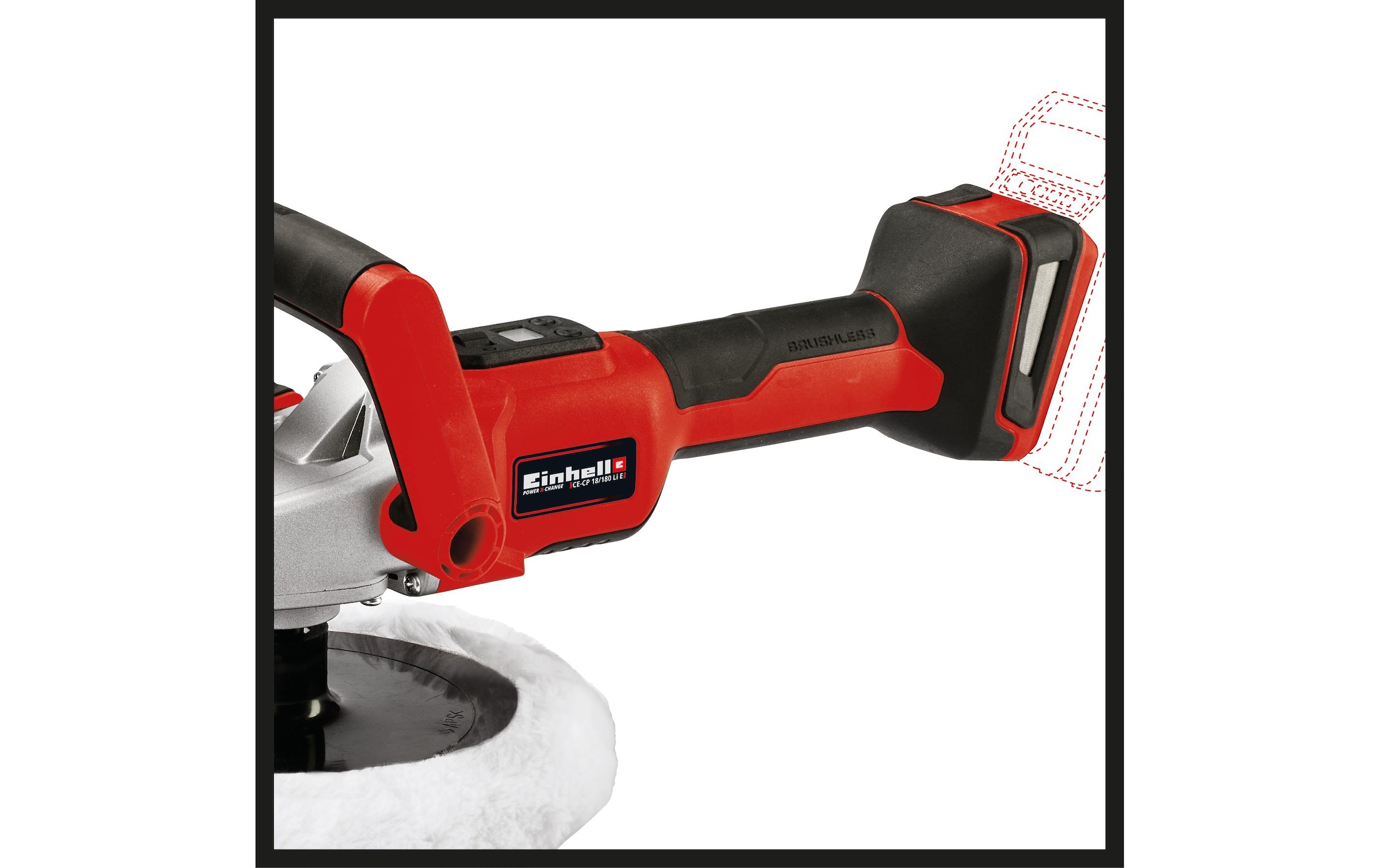 Einhell Akku-Poliermaschine »CE-CP 18/180 Li E-So«