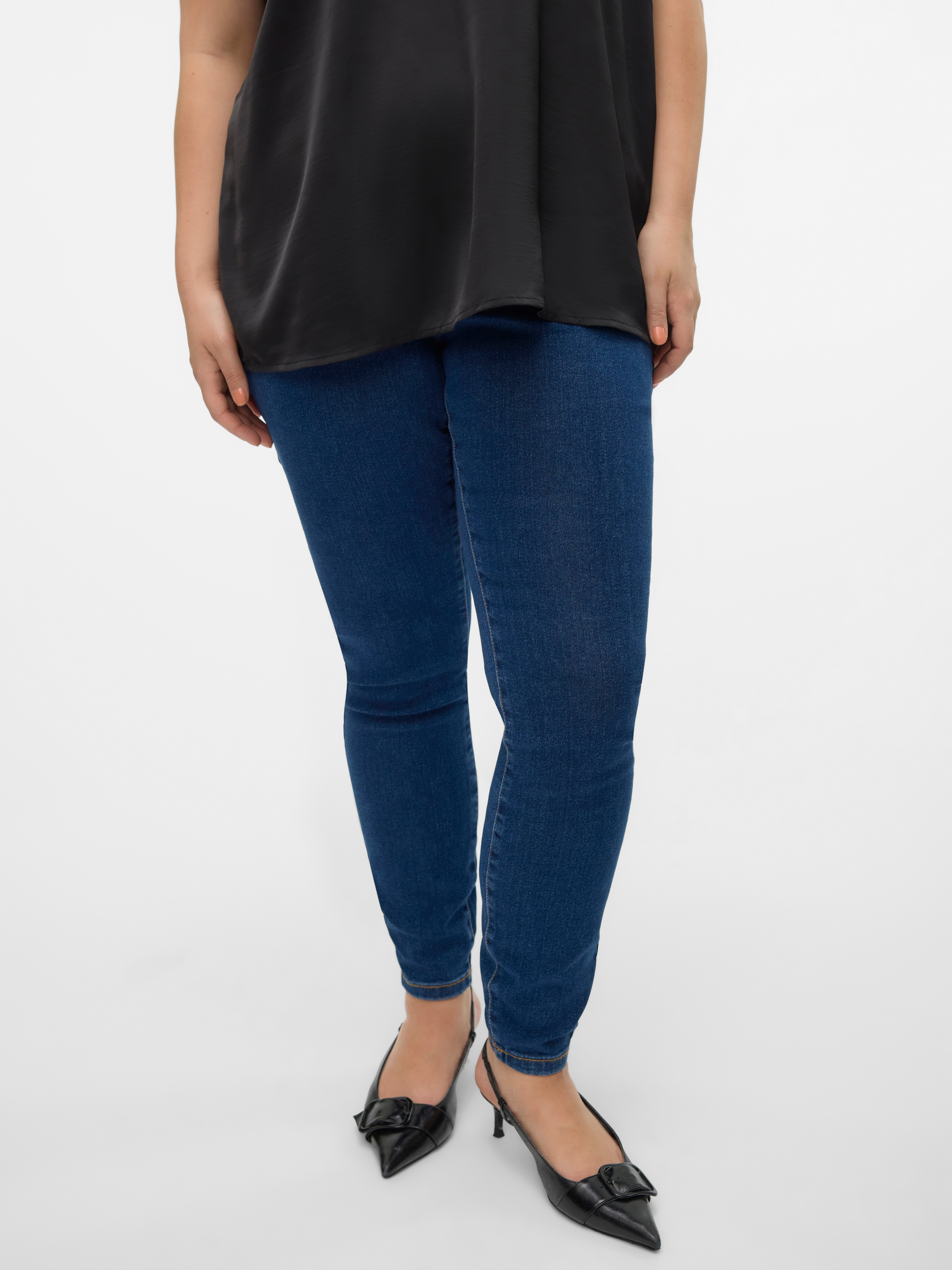 Vero Moda Curve Skinny-fit-Jeans »VMCELLY MR SKINNY JEANS BLUE CUR NOOS«