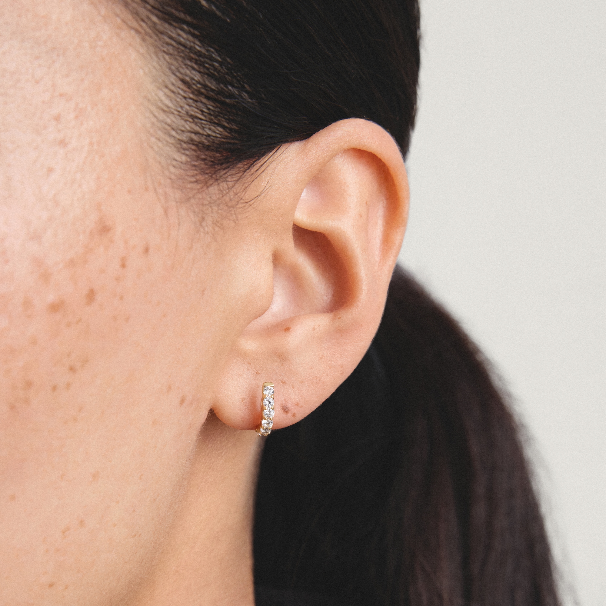 THOMAS SABO Paar Ohrstecker »gebogen mit Zirkonia« mit Zirkonia (synth.)
