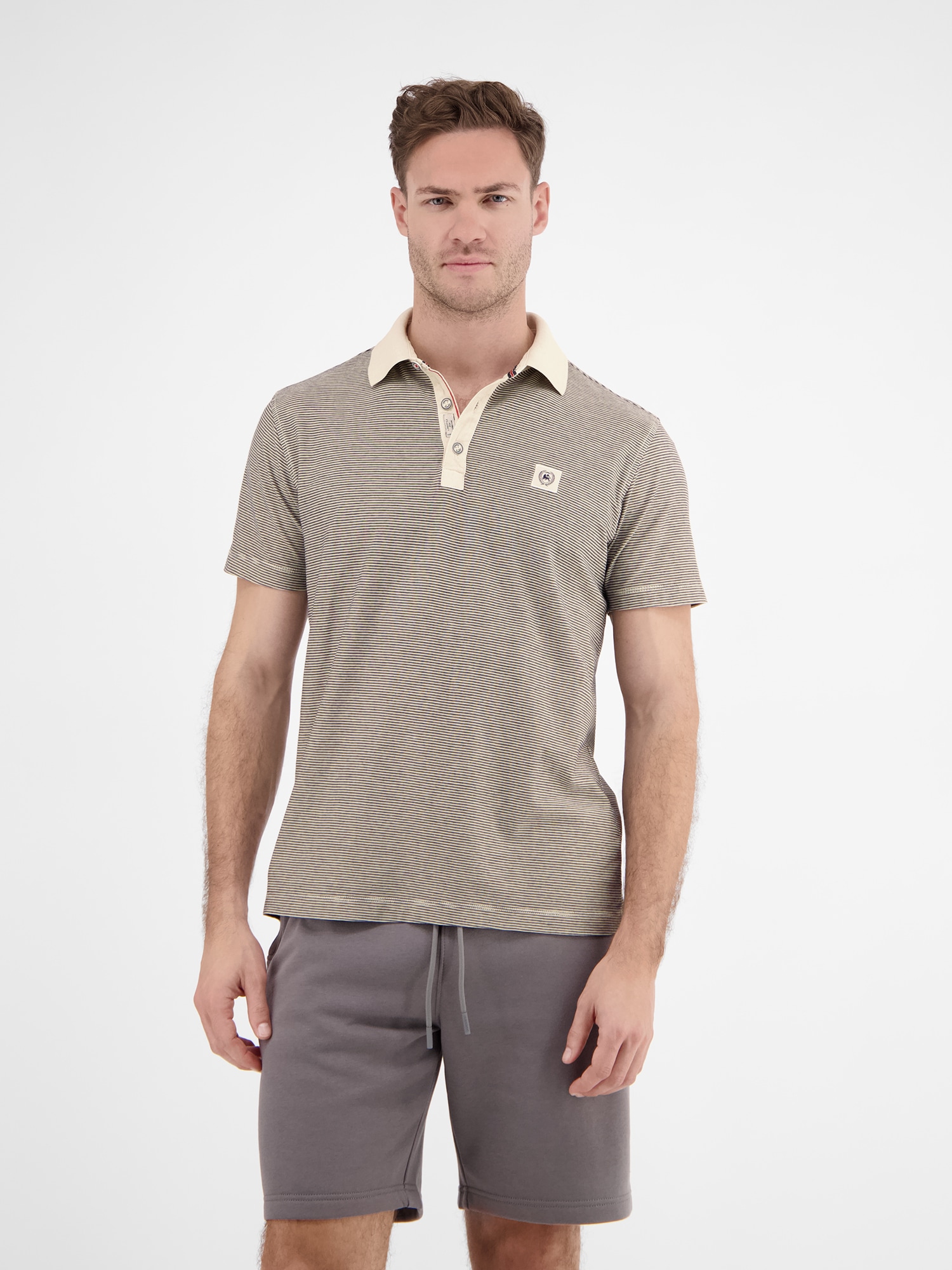LERROS Poloshirt »LERROS Herren Poloshirt, gestreift«