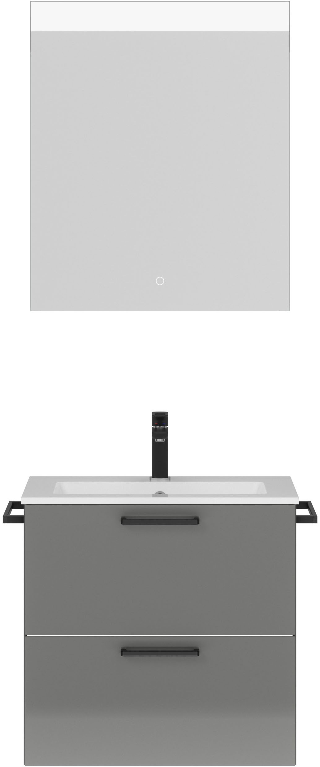 nobilia Badmöbel-Set "Tolvina" vormontiert, mit Soft-Close, 2 Stk. tlg. günstig online kaufen