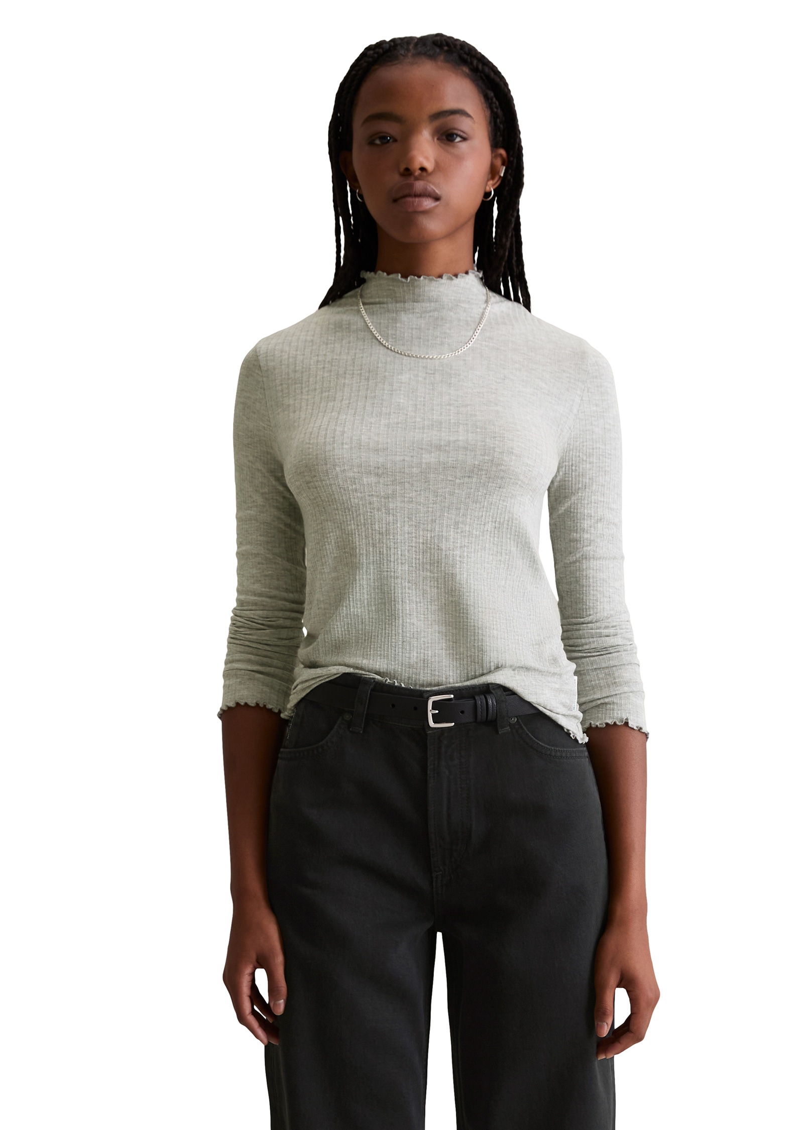 Marc OPolo DENIM Langarmshirt "aus Lyocell-Stretch-Jersey" günstig online kaufen