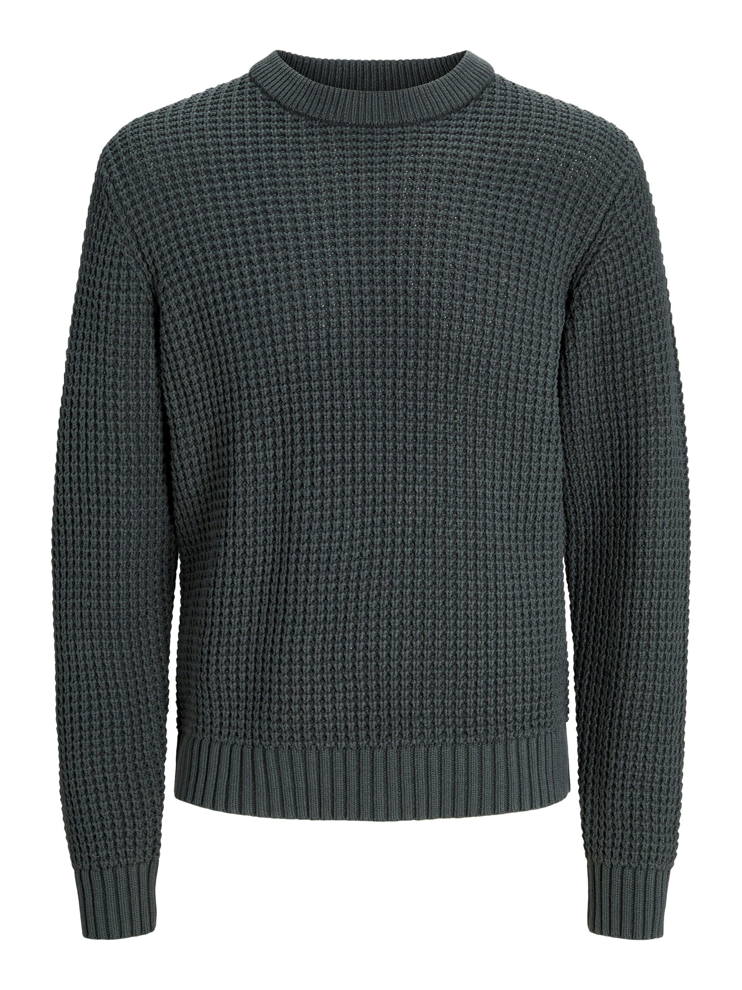 Rundhalspullover »JCOZION KNIT CREW NECK BF«, mit markanter Struktur