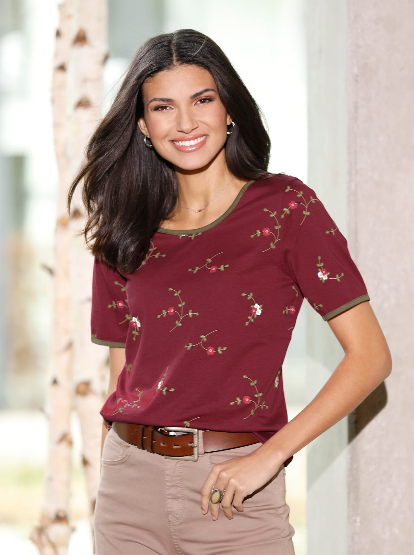 Classic Basics Kurzarmshirt "Shirt" 1 Stk. tlg. günstig online kaufen