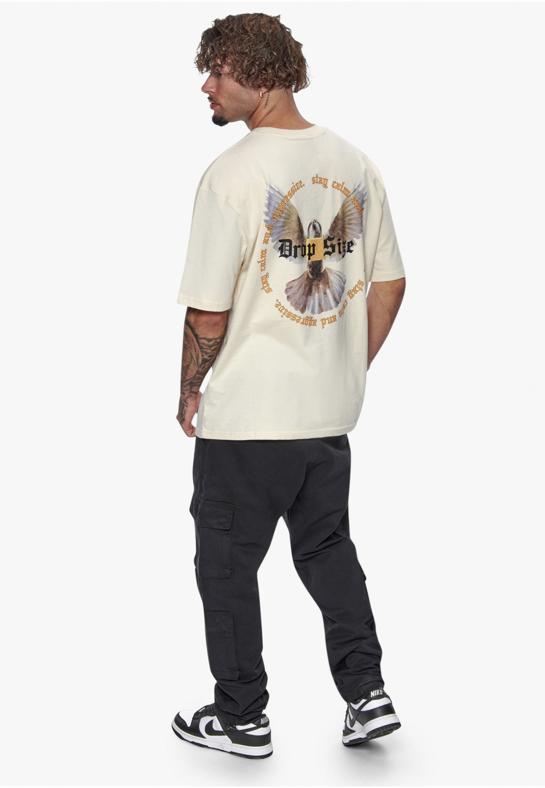 Dropsize T-Shirt »Dropsize Herren Heavy Oversize Dove 2.0 T-Shirt« 1 Stk.