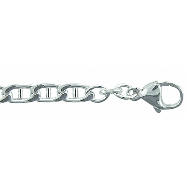 Adelia´s Silberkette »925 Silber Stegpanzer Halskette 50 cm Ø 4,2 mm«,  Silberschmuck für Damen bestellen | BAUR