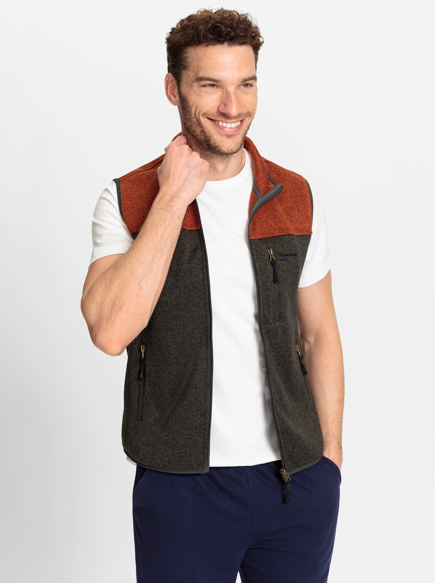 Catamaran Strickfleecejacke, ohne Kapuze günstig online kaufen