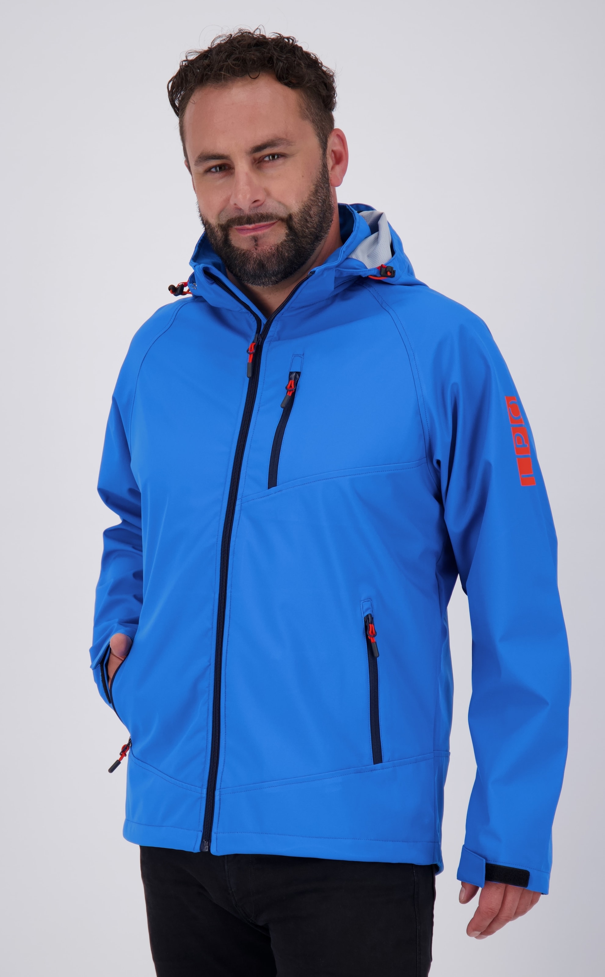 LPO Softshelljacke "ELLIOT PEAK III MEN" mit Kapuze auch in Großen Größen erhältlich