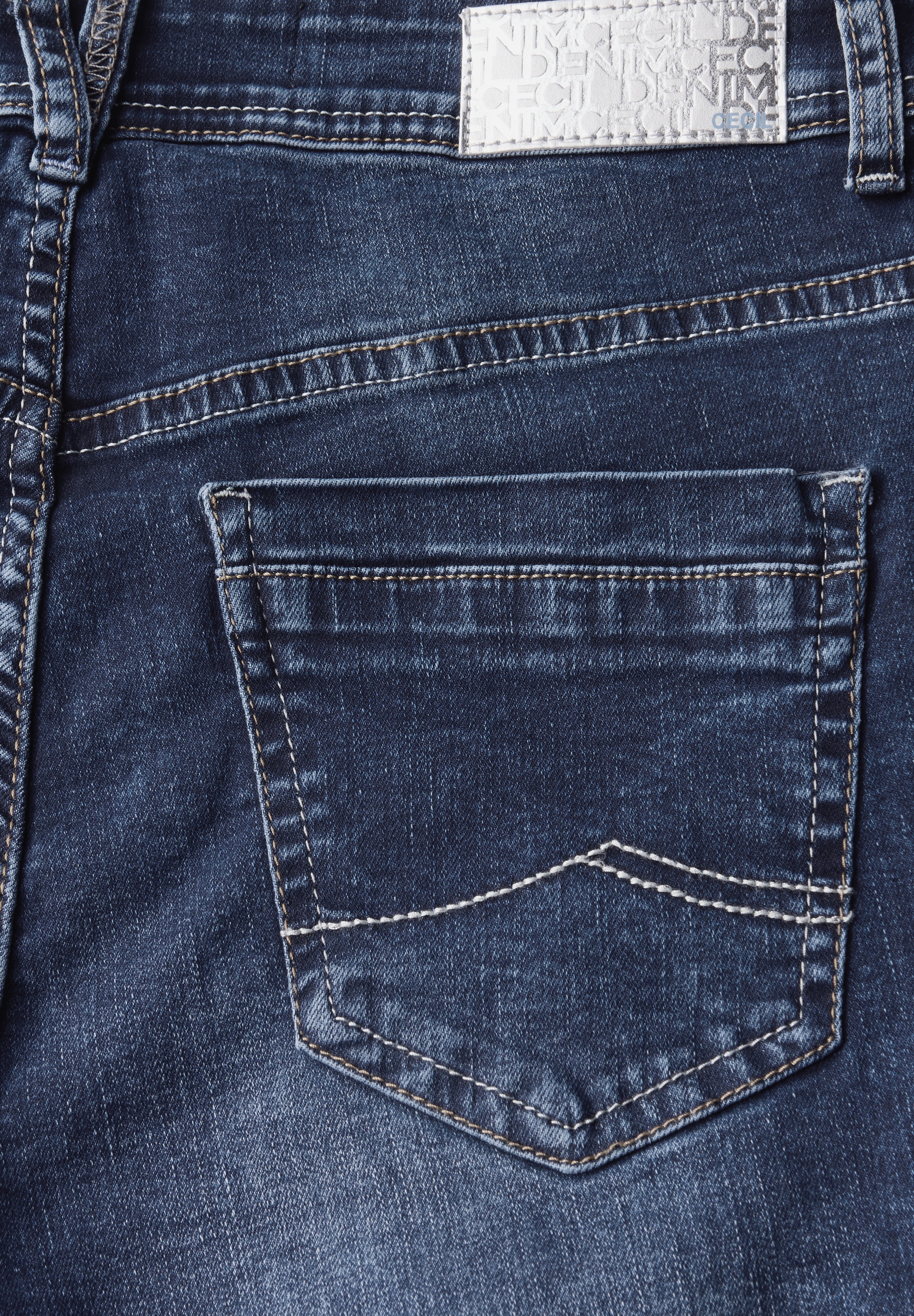 Cecil Comfort-fit-Jeans, Middle Waist