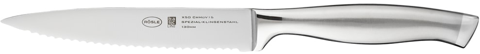 RÖSLE Allzweckmesser "Basic Line" mit Wellenschliff, Obst und Gemüse, Kling günstig online kaufen