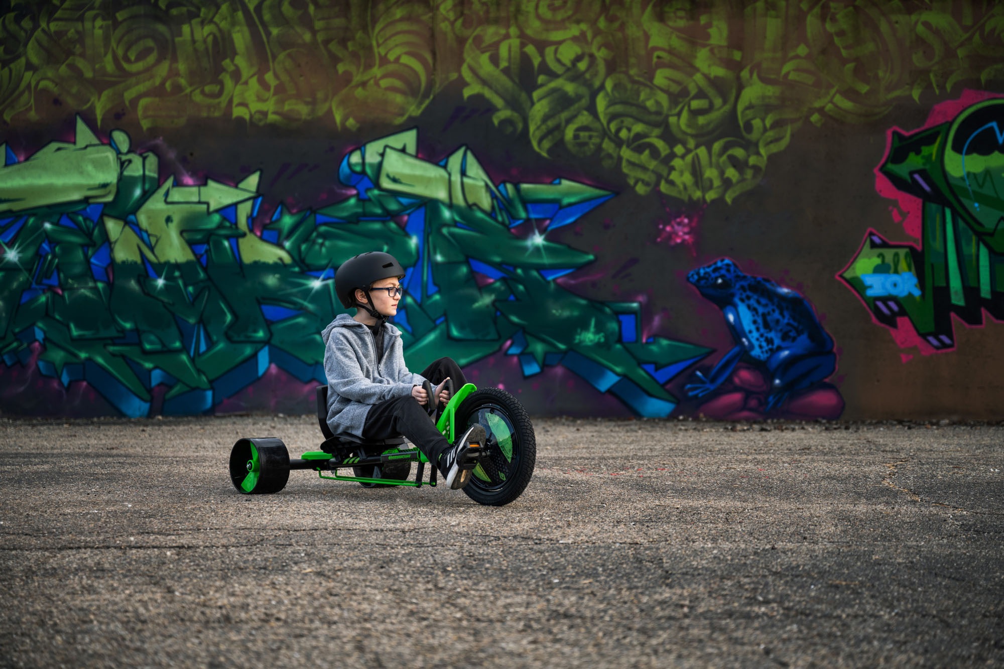 Huffy Elektro-Kindertrike »Green Machine 16-Zoll Drift Trike«, ab 5 Monaten