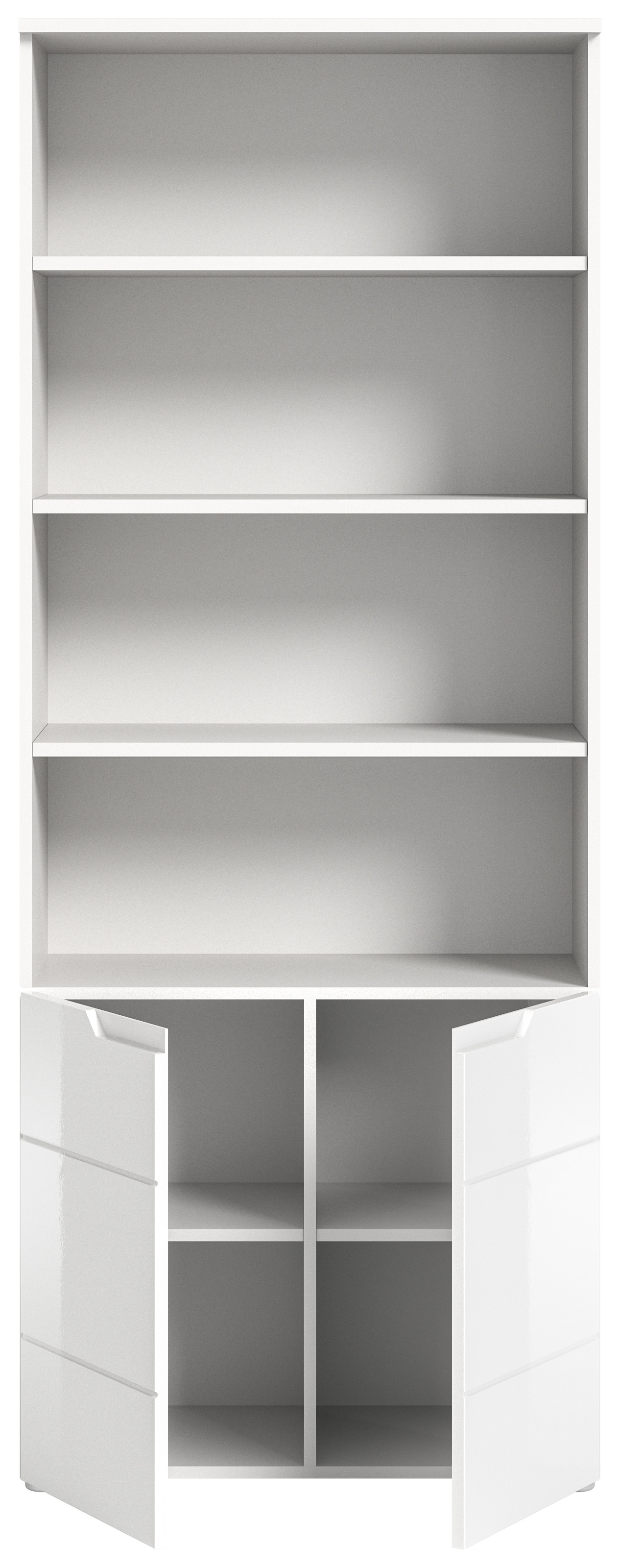INOSIGN Aktenschrank »CAPRI, 2 Türen inkl. eingefasster Griffmulde, 5 Einlegeböden«, Mehrzweckschrank, Aktenregal, Regal, Stauraumregal, Universalschrank