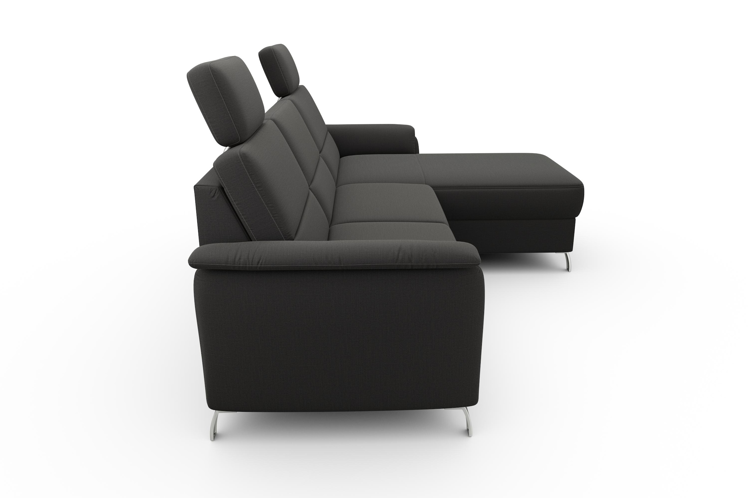sit&more Ecksofa »Palmera L-Form«, Federkern, wahlweise mit Bettfunktion und mit/ohne Stauraum