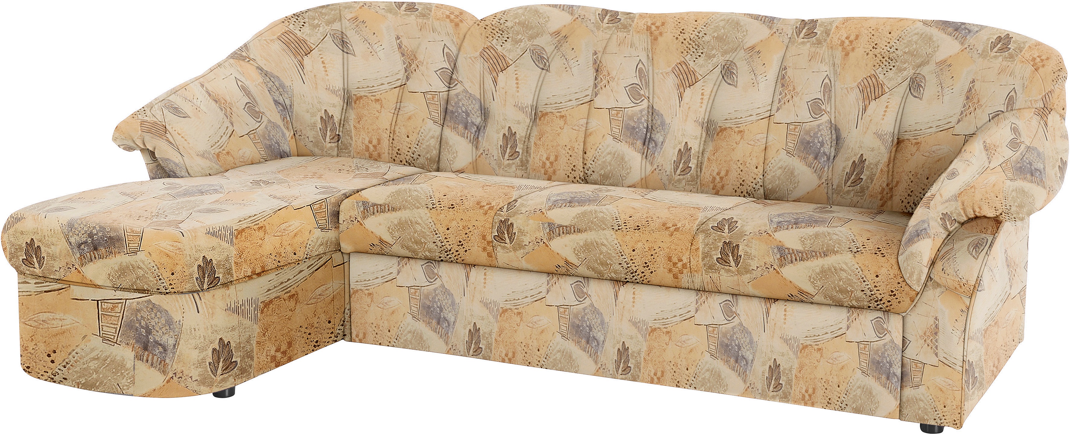 Thumbnail - DOMO collection Ecksofa "Pegnitz, elegante Rückensteppung, kompakte Stellmaße 238/141cm, L-Form", wahlweise mit Bettfunk...