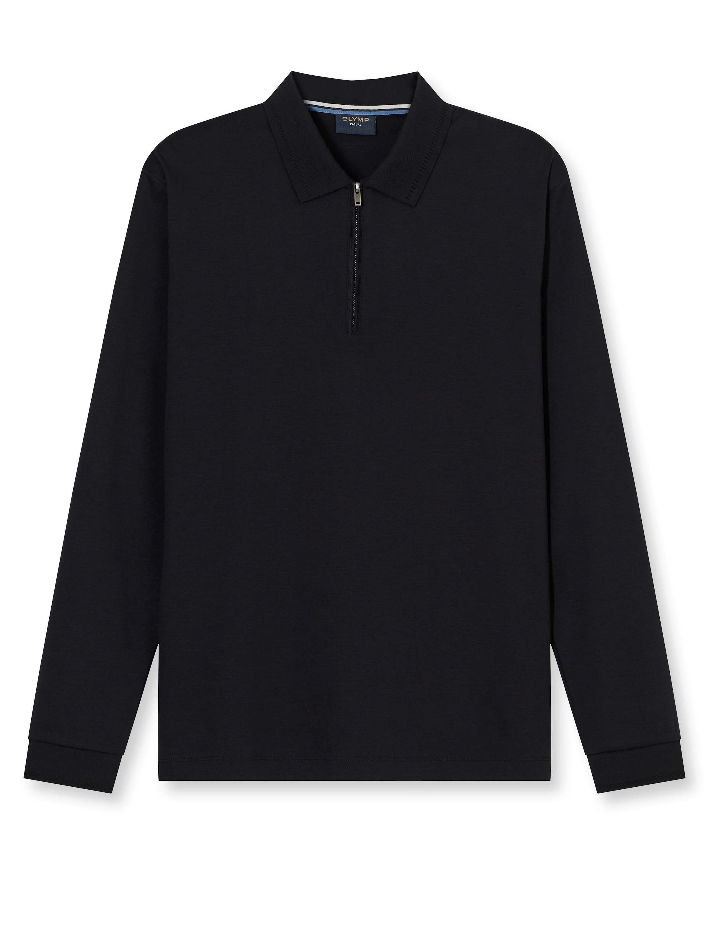 OLYMP Langarm-Poloshirt, unifarben, Polokragen, regular fit, casual günstig online kaufen