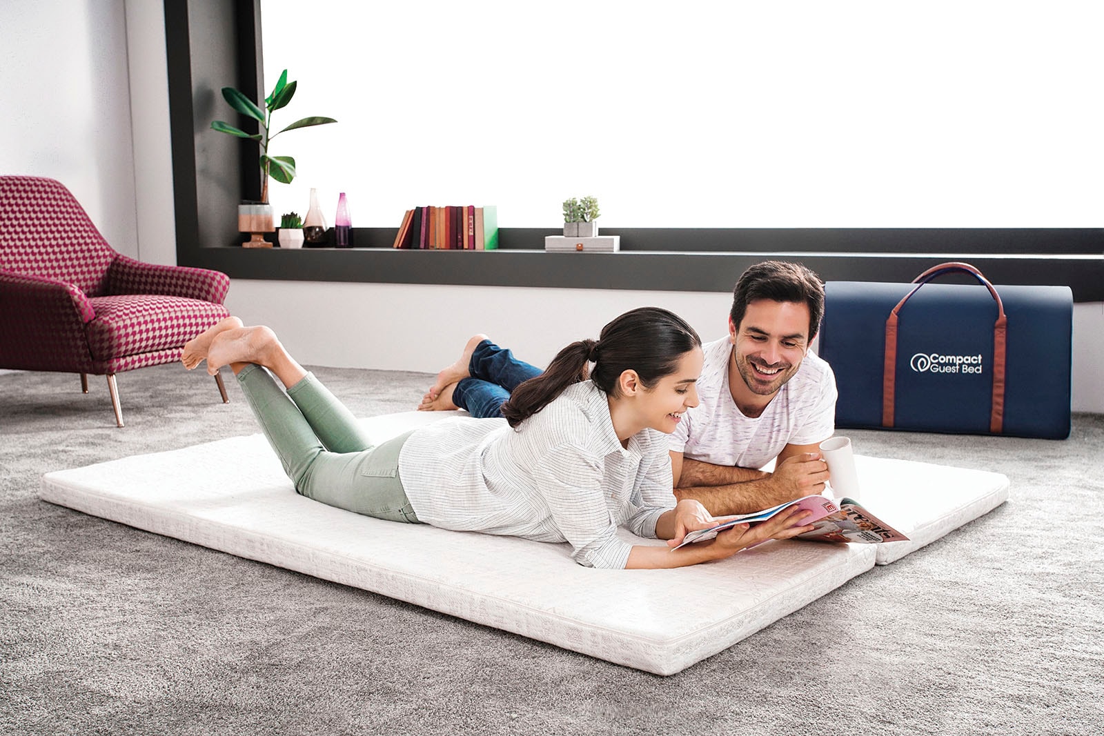 Yatas Bedding Kaltschaummatratze "Kompaktes Gästebett, Matratze 80 x 200 cm günstig online kaufen