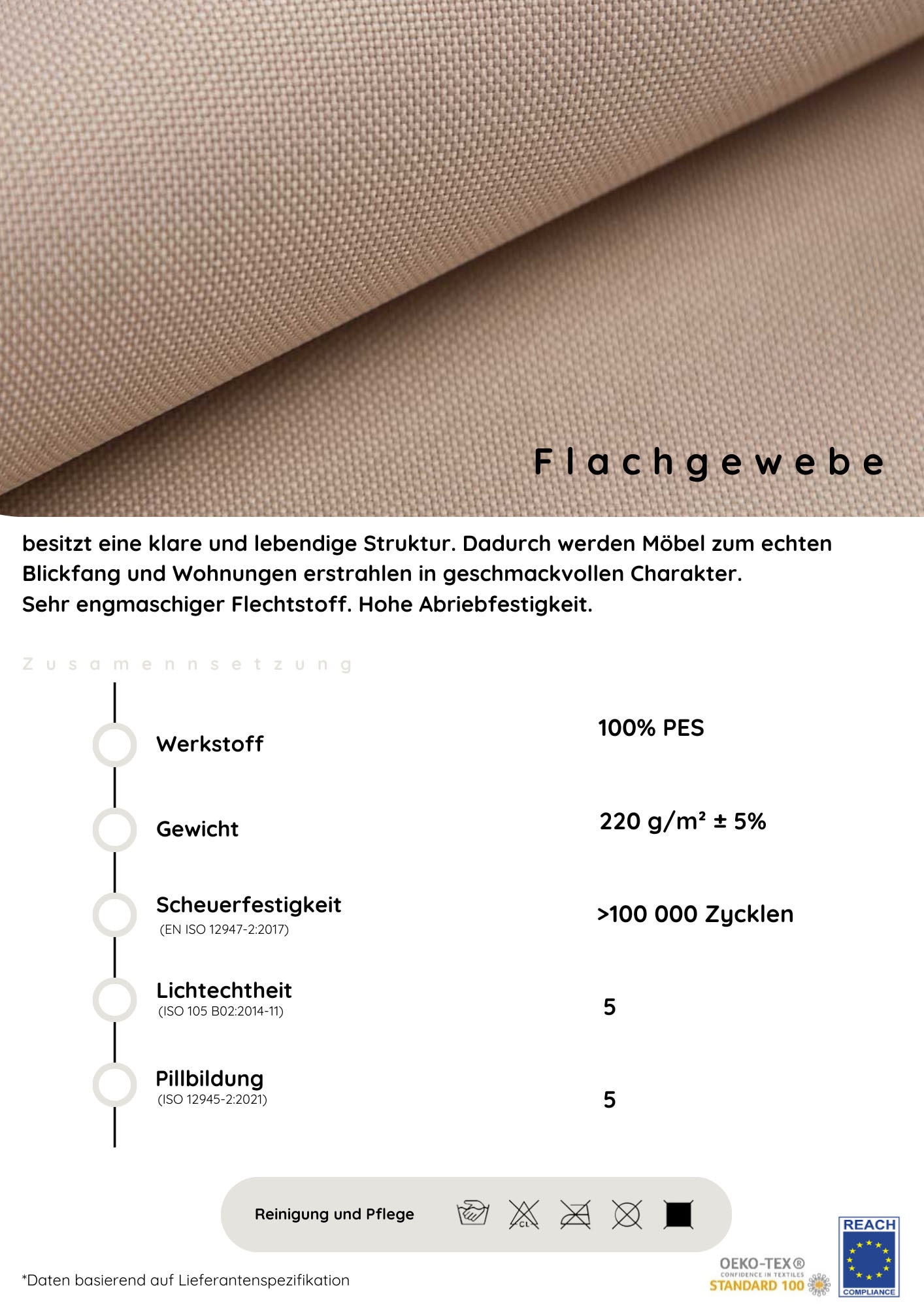 COLLECTION AB Wohnlandschaft »XL-Josy U-Form, Breite 313 cm, Flachgewebe, Struktur, Kunstleder«, inkl. Bettfunktion, Bettkasten, mit 4 gleich großen Rückenkissen