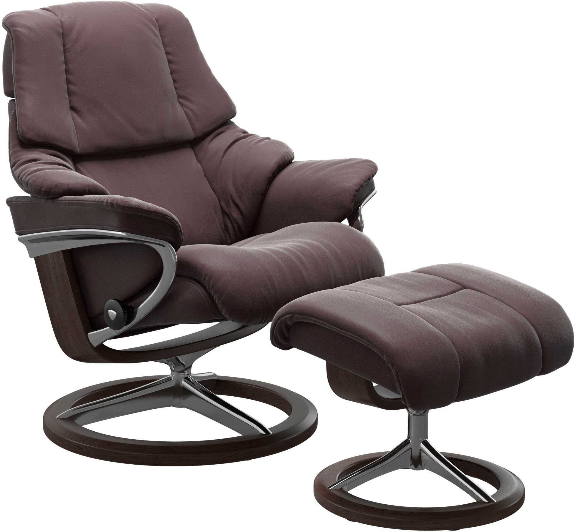 Stressless Fußhocker "Reno", mit Signature Base, Gestell Wenge günstig online kaufen