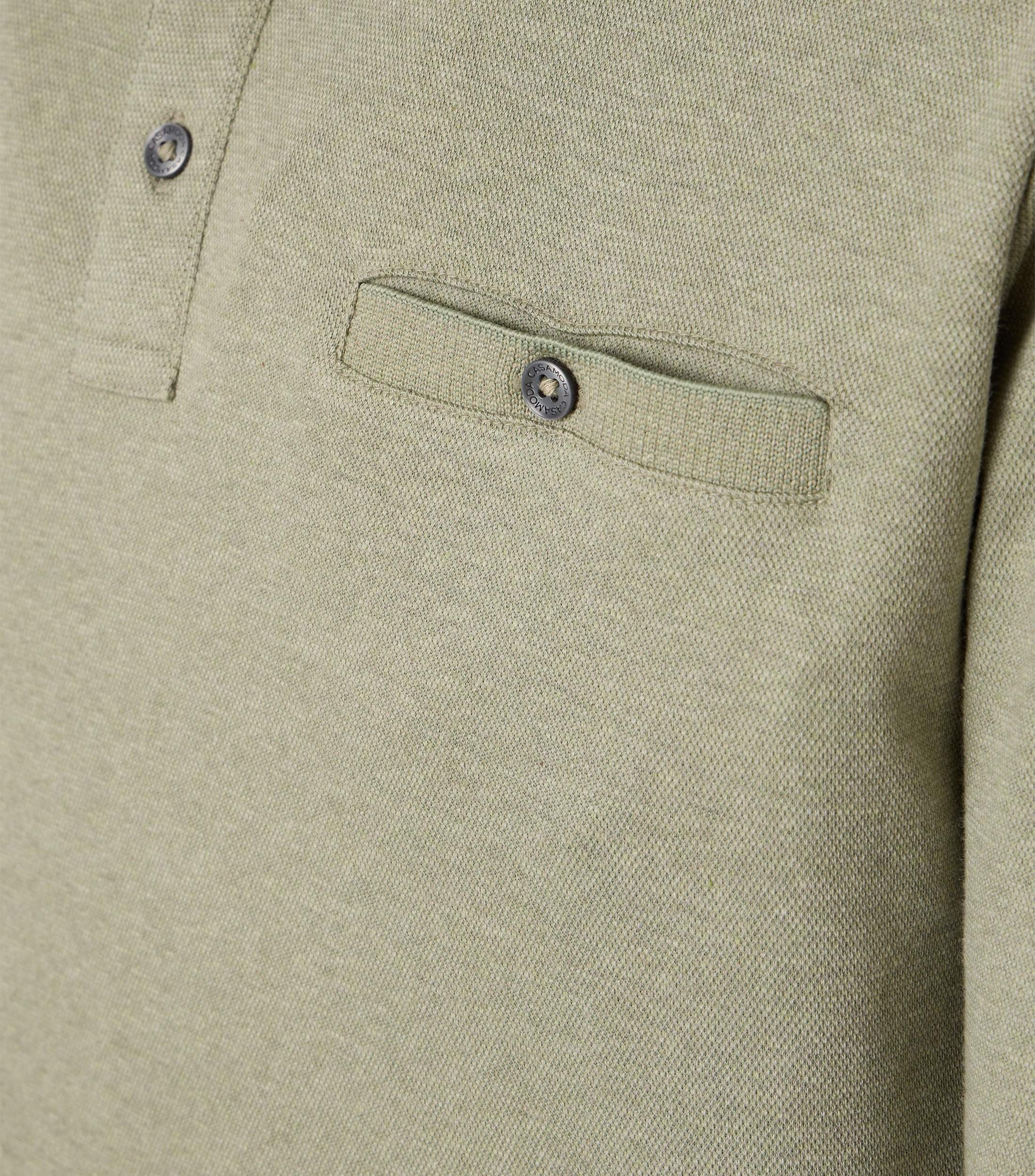 CASAMODA Langarm-Poloshirt »CASAMODA Polo-Shirt Langarm gestreift«