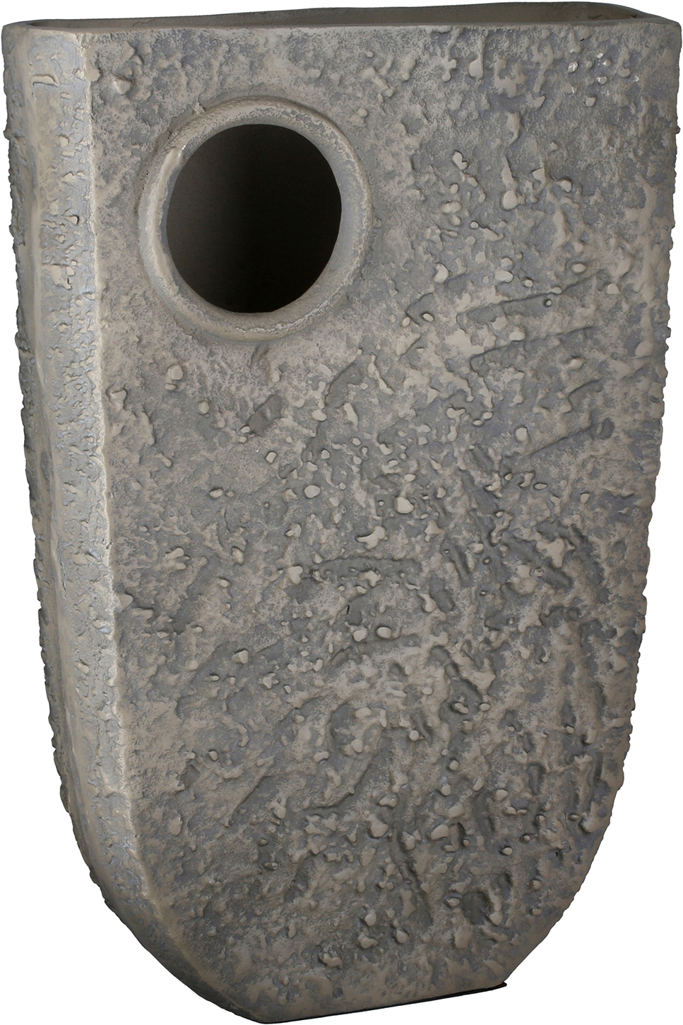 GILDE Tischvase "Vase Purton grau H. 38,5 cm" Dekovase, Purton, Filzboden, Tischdekoration, stilvoll, hochwertig