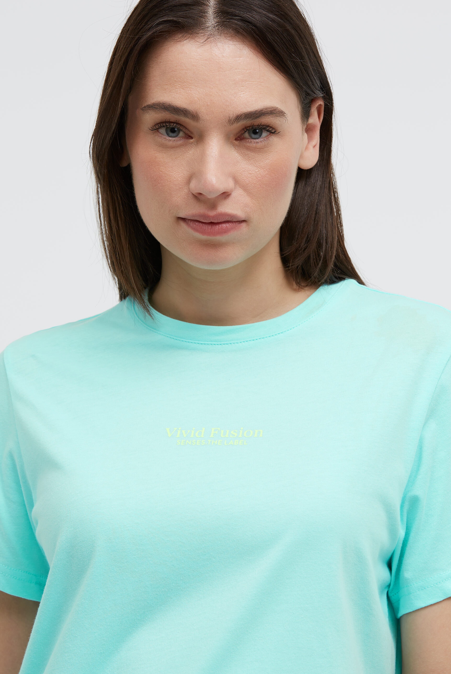 SENSES.THE LABEL Rundhalsshirt aus Baumwolle